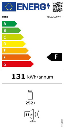 Beko Frigo KSSE2630WN