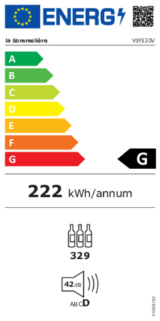 La Sommelière Cave à vin multi-zones VIP330V
