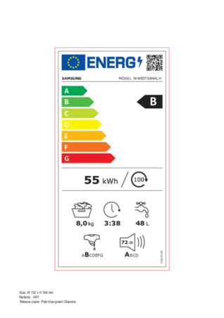 Samsung Lave-linge WW80T684ALH AddWash