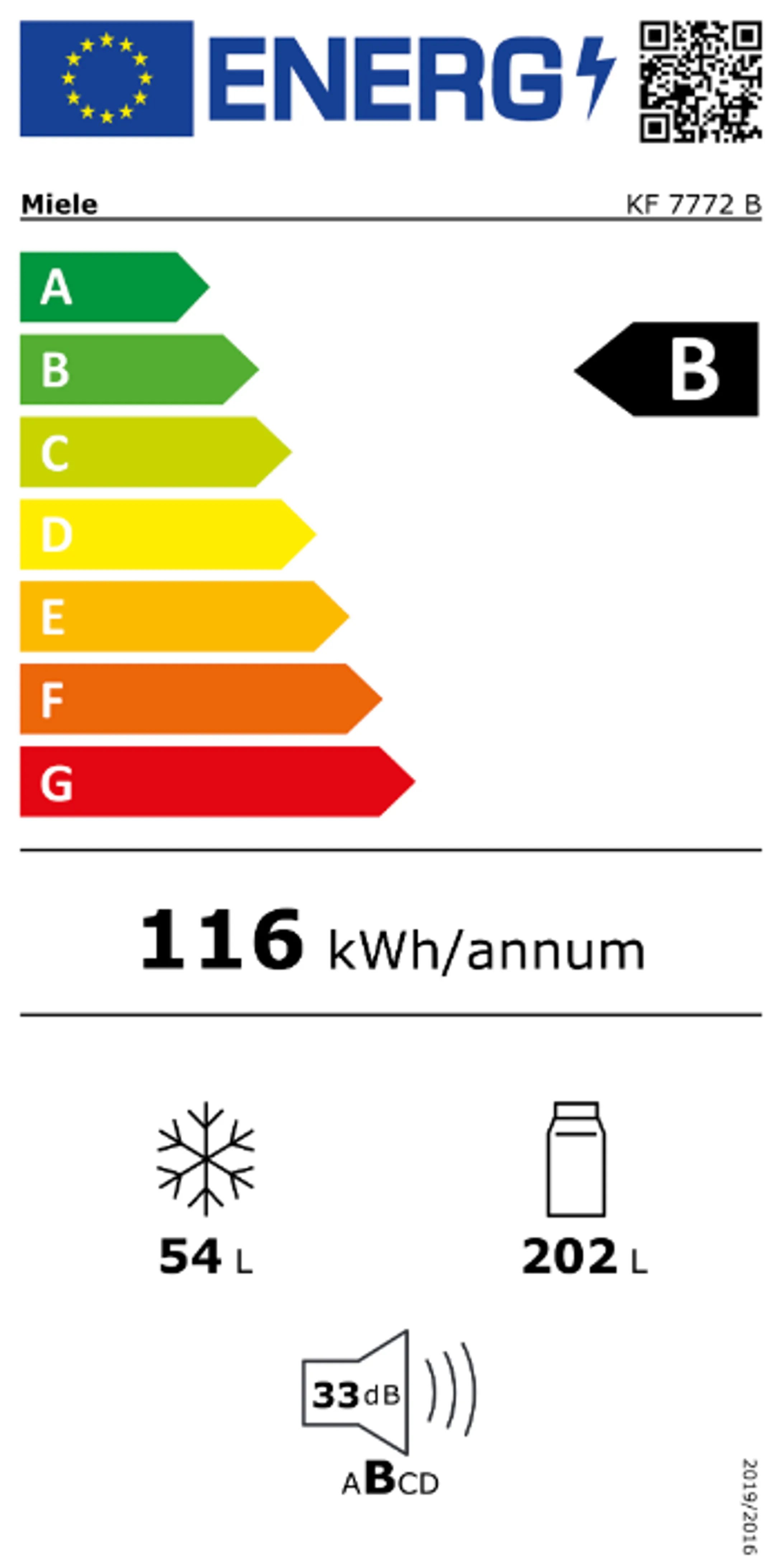 Einbau-Kühl-Gefrier-Kombi KF 7772 B PerfectFreshActive