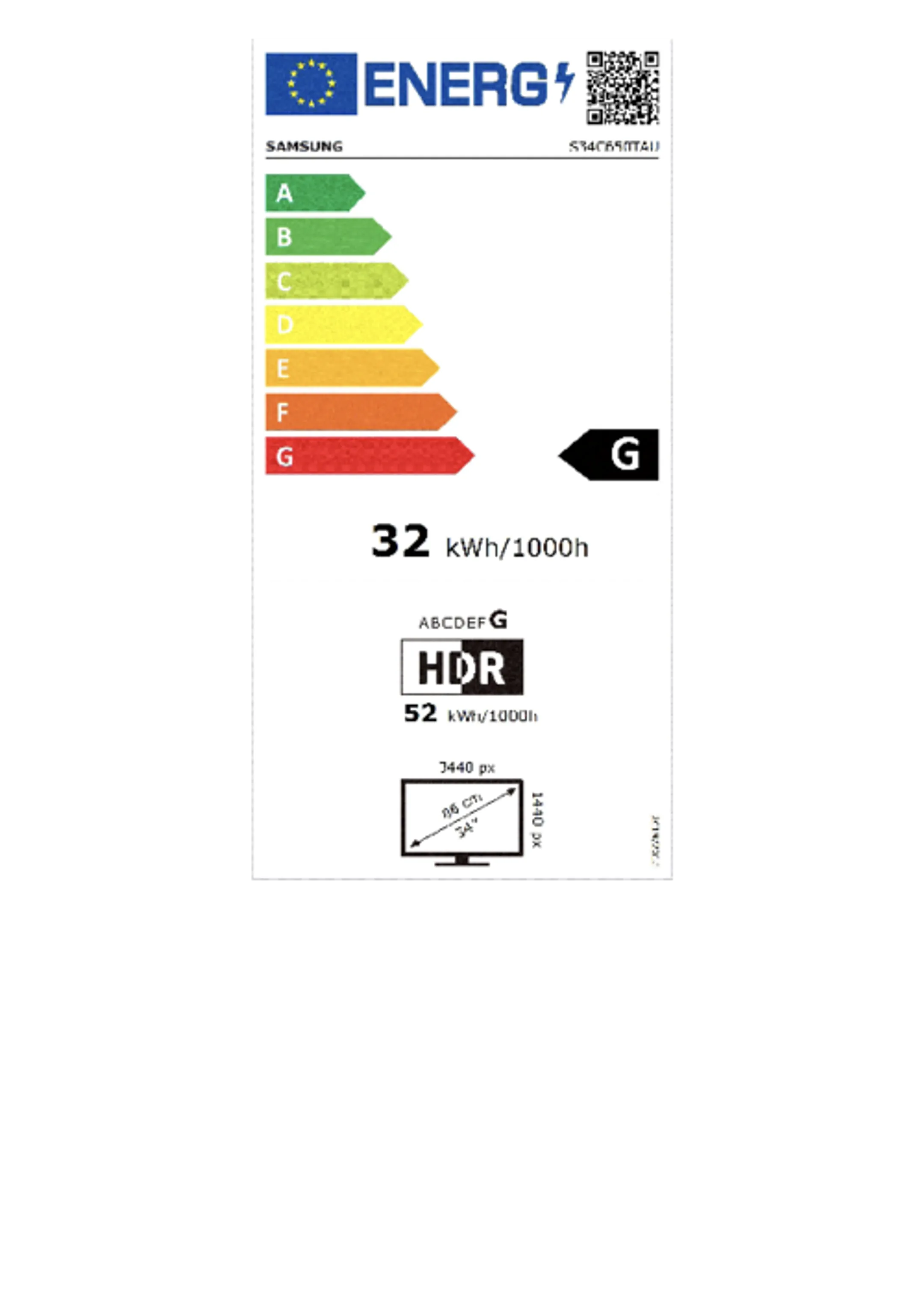 Samsung Moniteur PC 34" WHDQ ViewFinity S6 S65TC - Blanc image