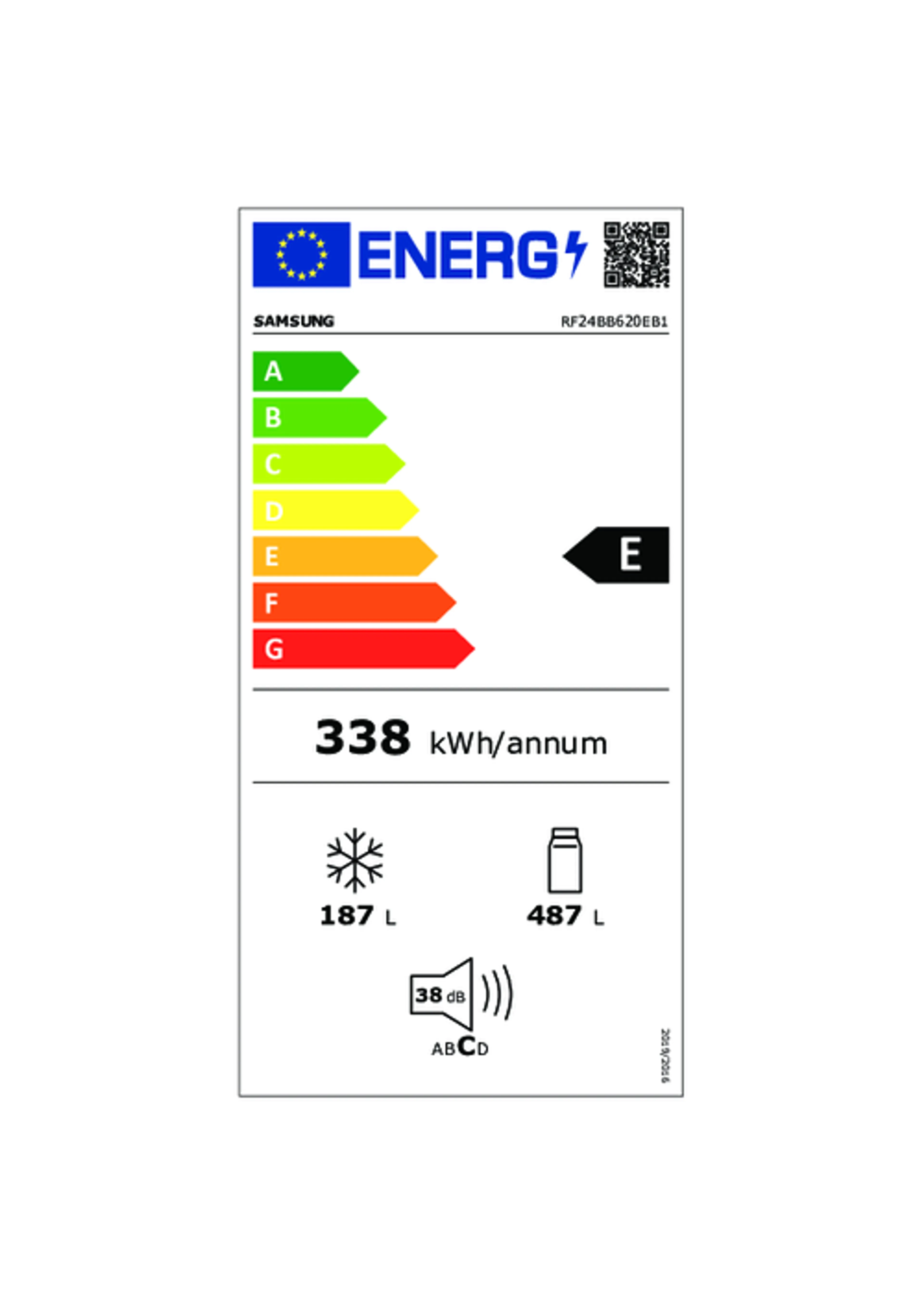 Samsung Frigo américain SpaceMax RF24BB620EB1EF - Noir image