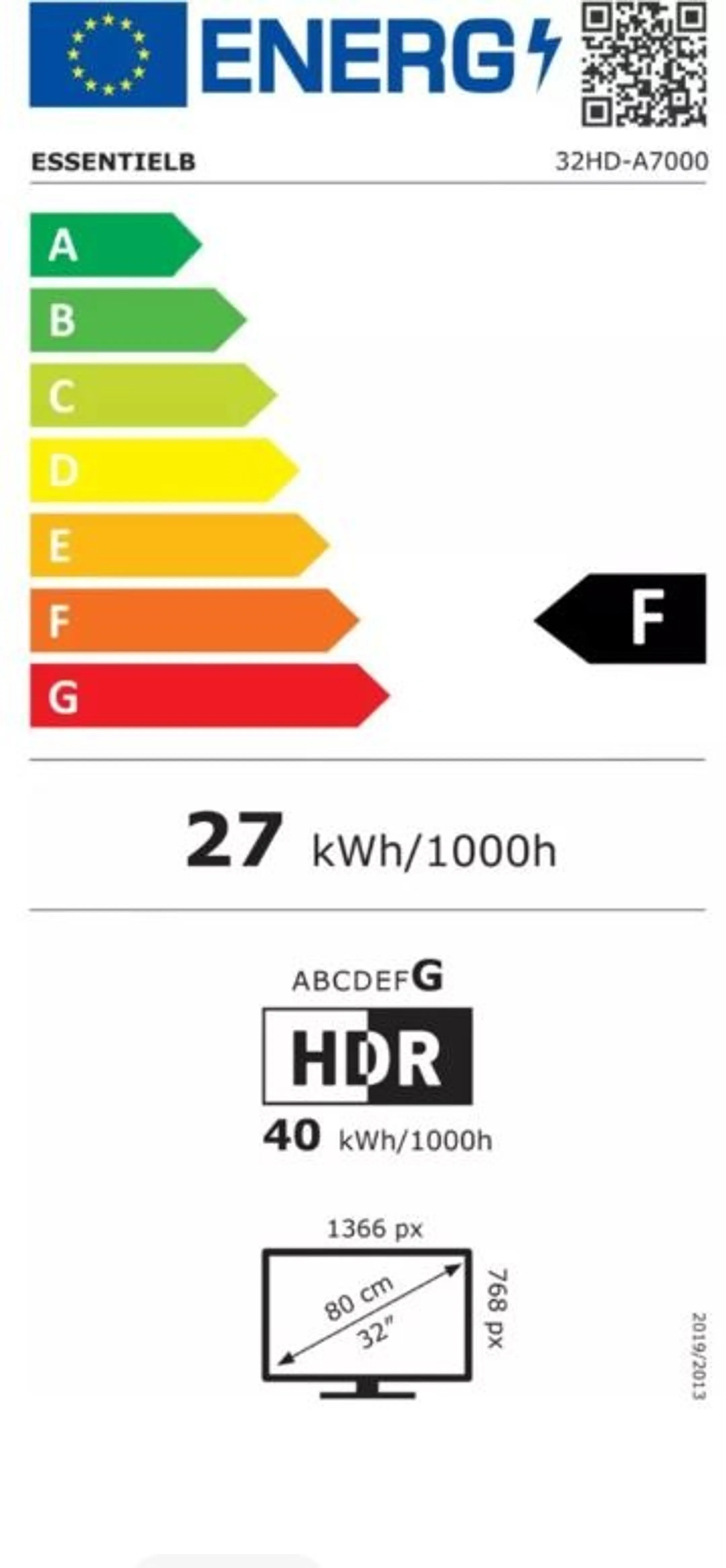 ESSENTIEL-B LED-Fernseher 32HD-A7000 - 32 Zoll image