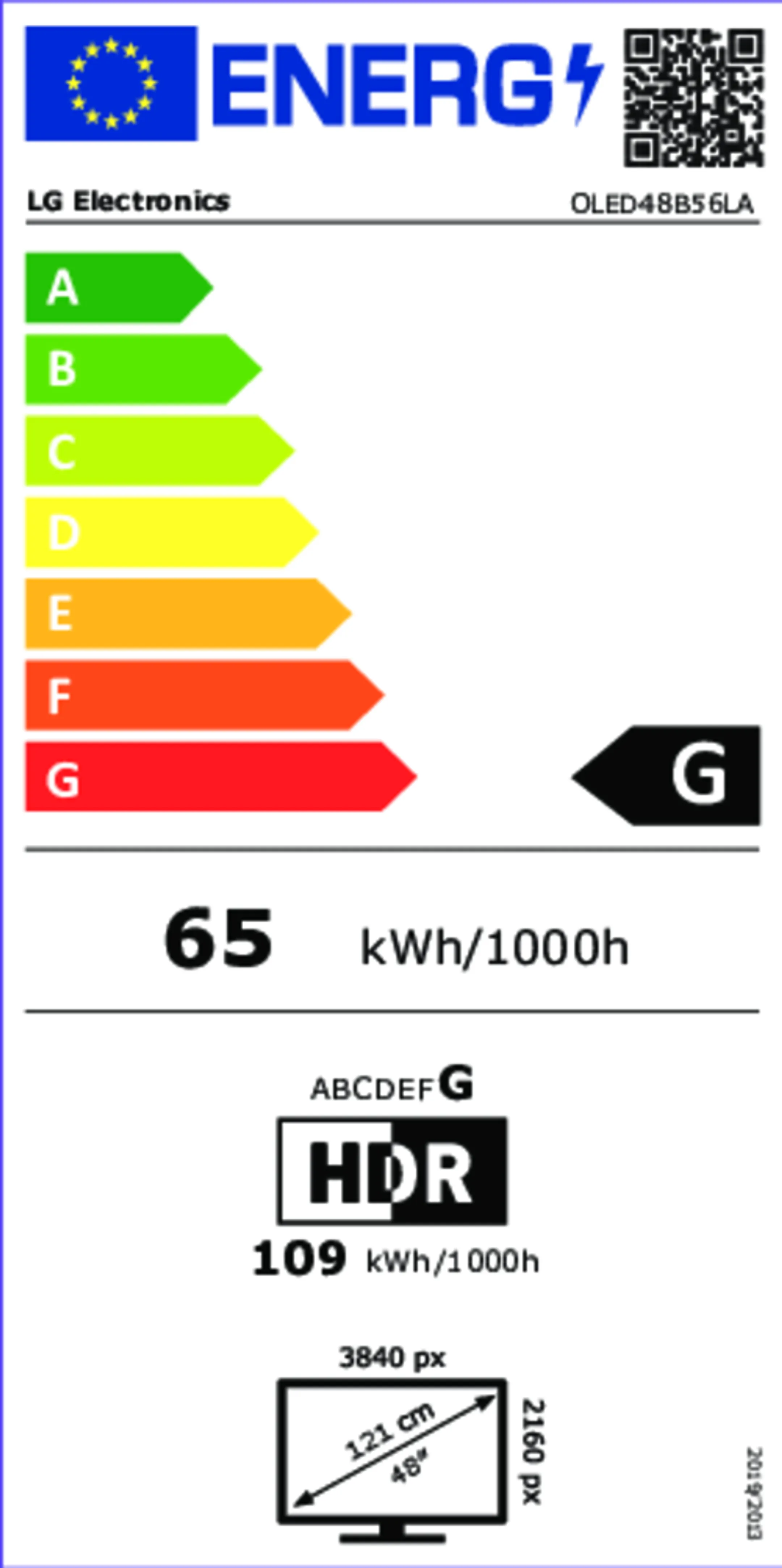 LG TV OLED AI 4K OLED48B56LA - 48 inches image