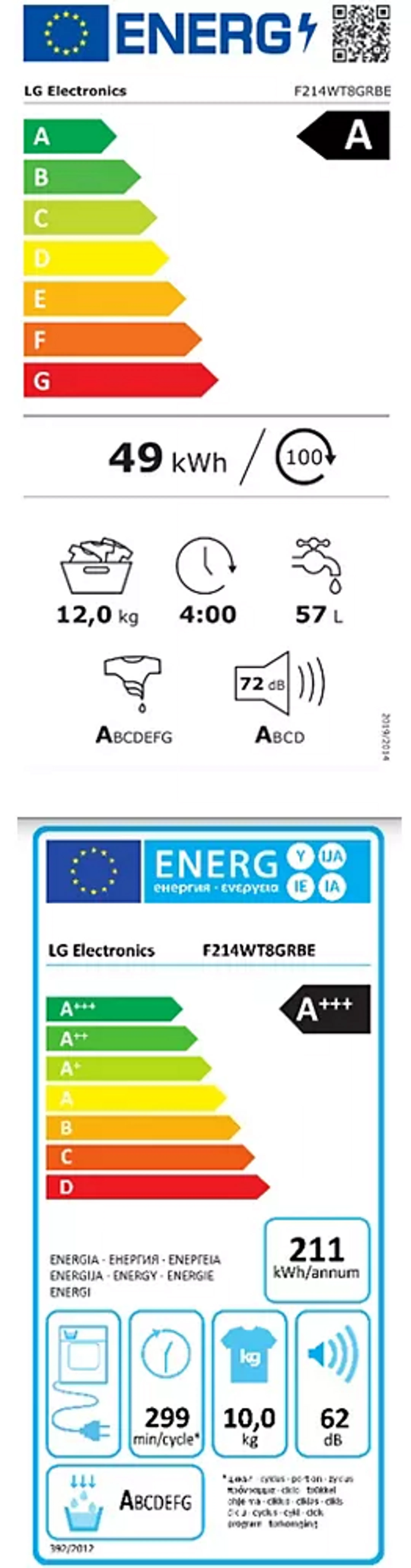 LG Waschmaschine & Trockner WashTower F214WT8GRBE image