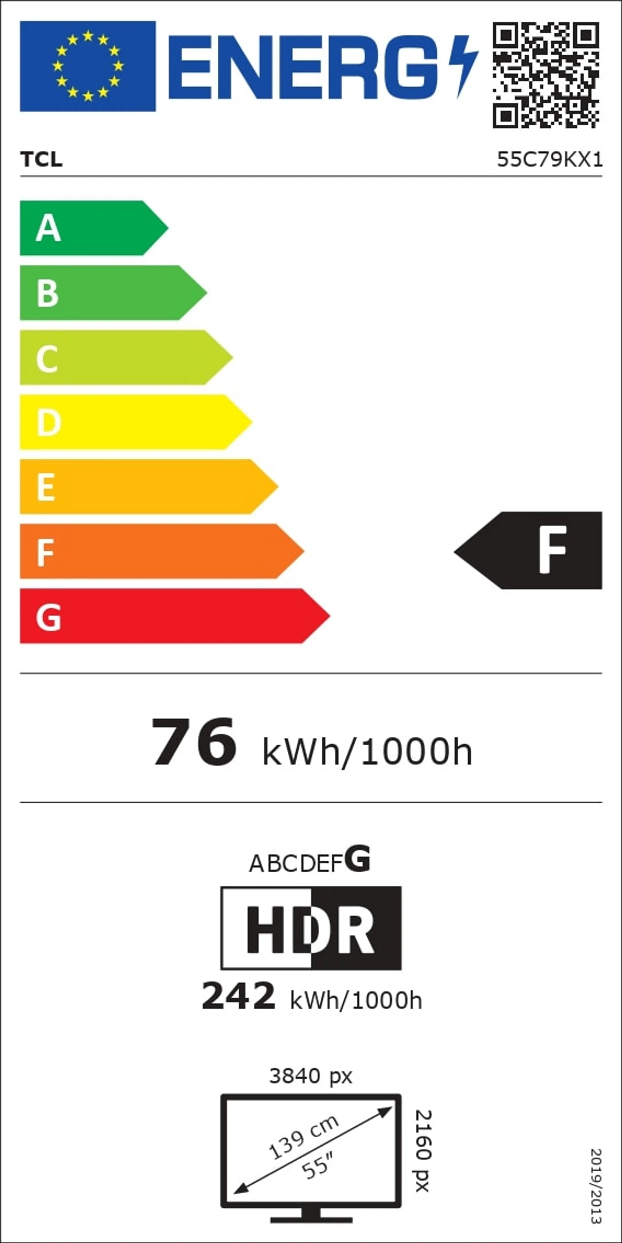 TCL TV 4K QD-Mini LED 55C79K - 55 pouces image