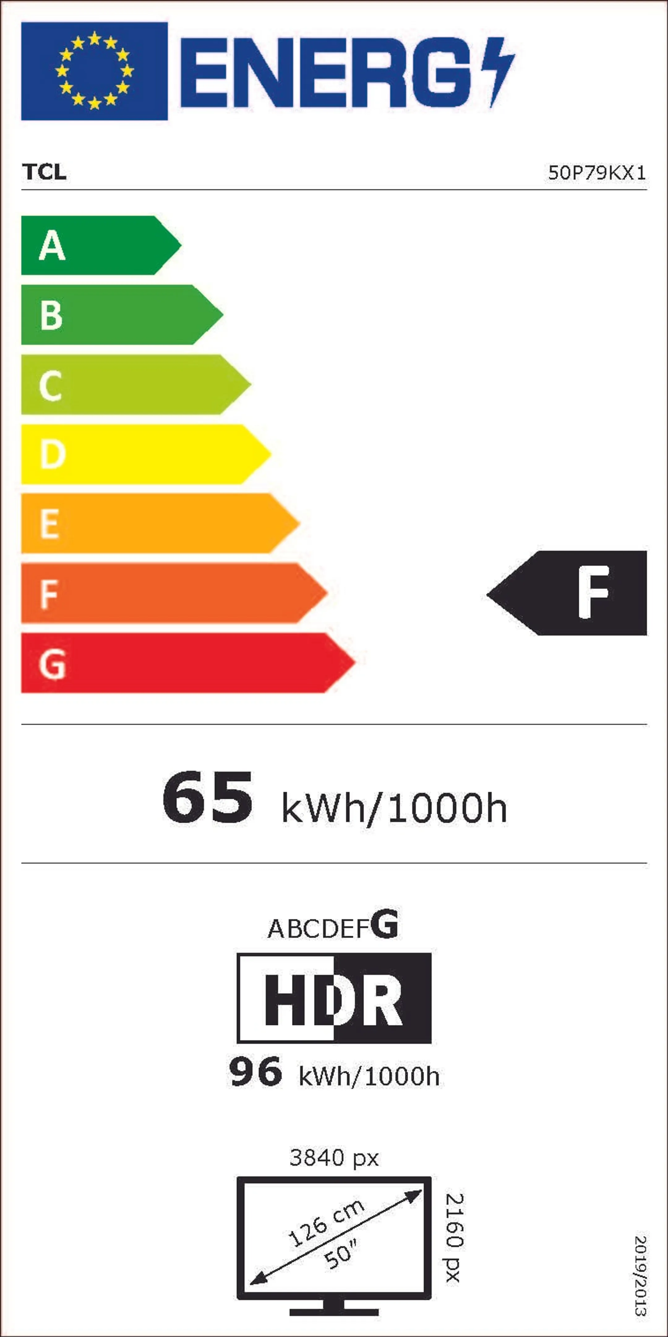 TCL TV QLED 4K 50P79K - 50 inches image