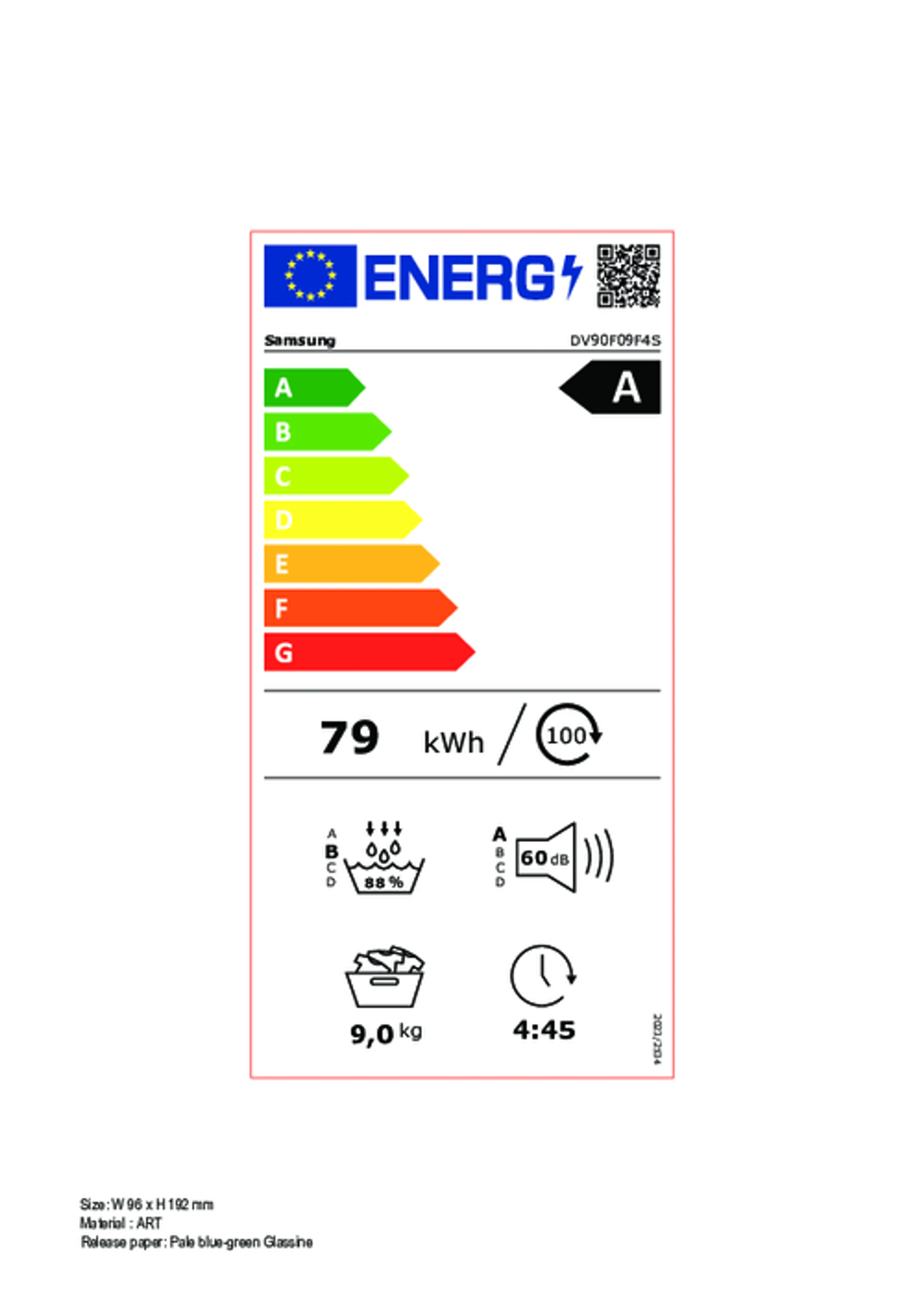 Samsung Heat pump dryer Bespoke AI Serie 9000 DV90F09F4SU3 image