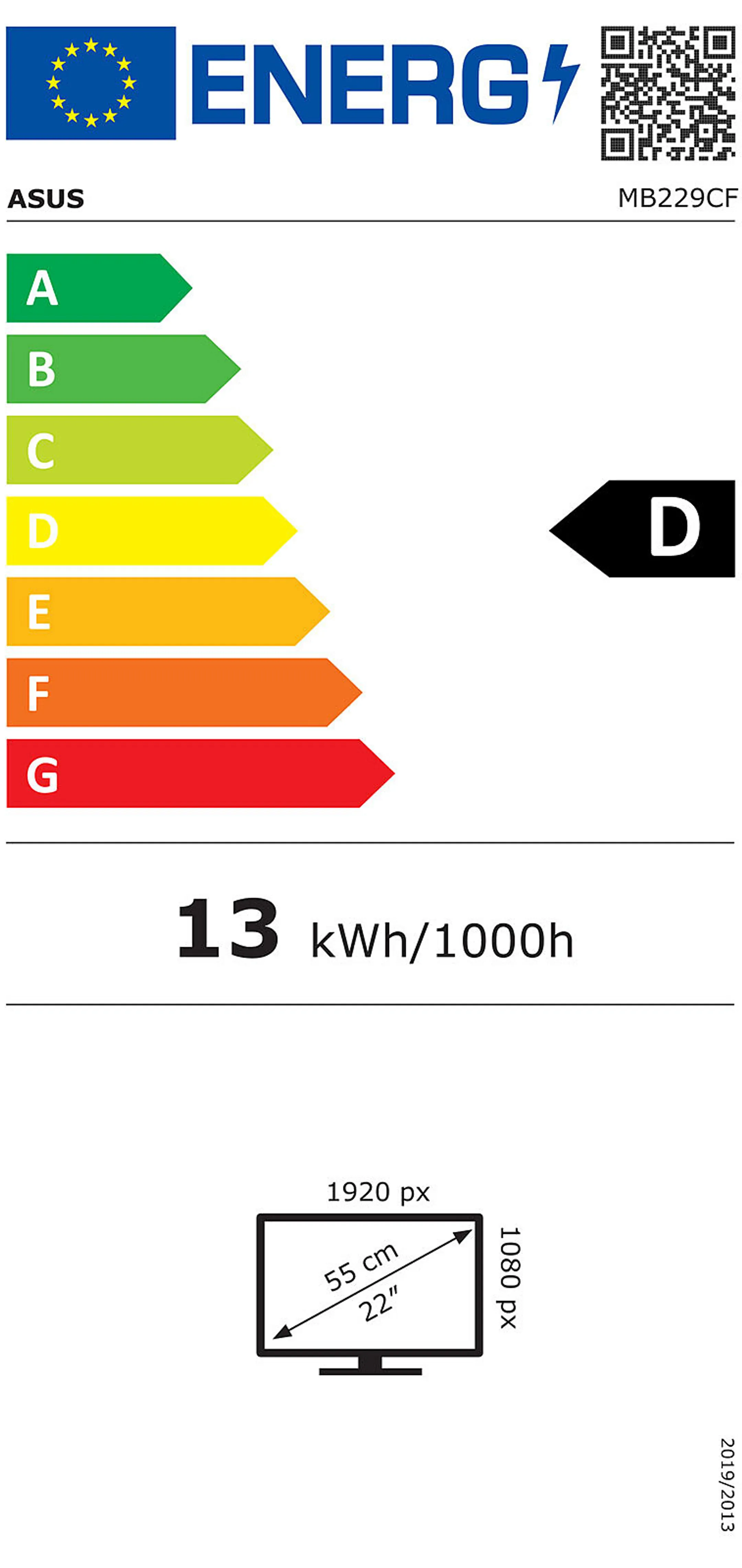 ASUS 22" FHD 100Hz Portable Monitor ZenScreen MB229CF image