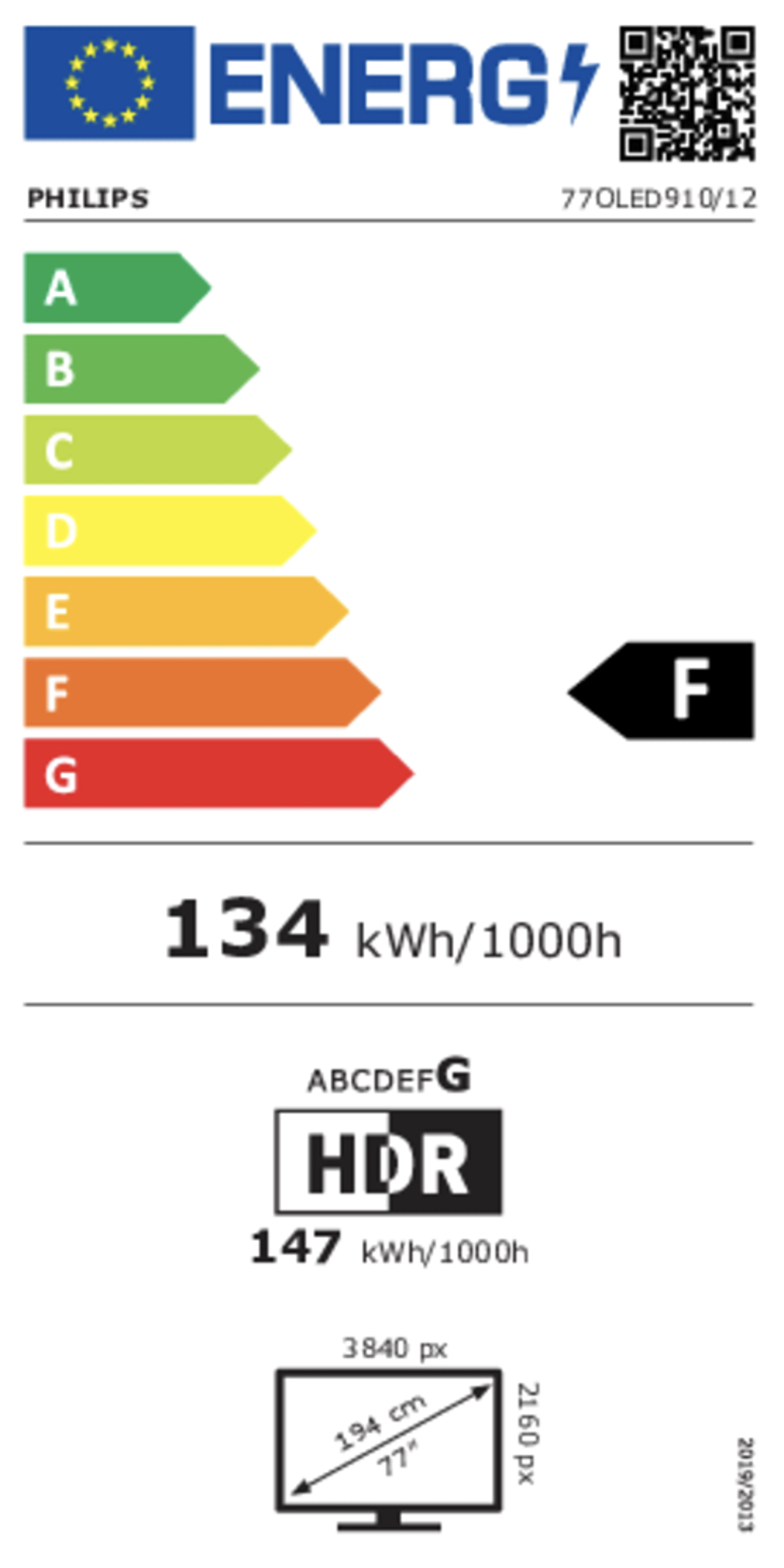 Philips TV OLED 4K Ambilight 77OLED910/12 - 77 pouces image