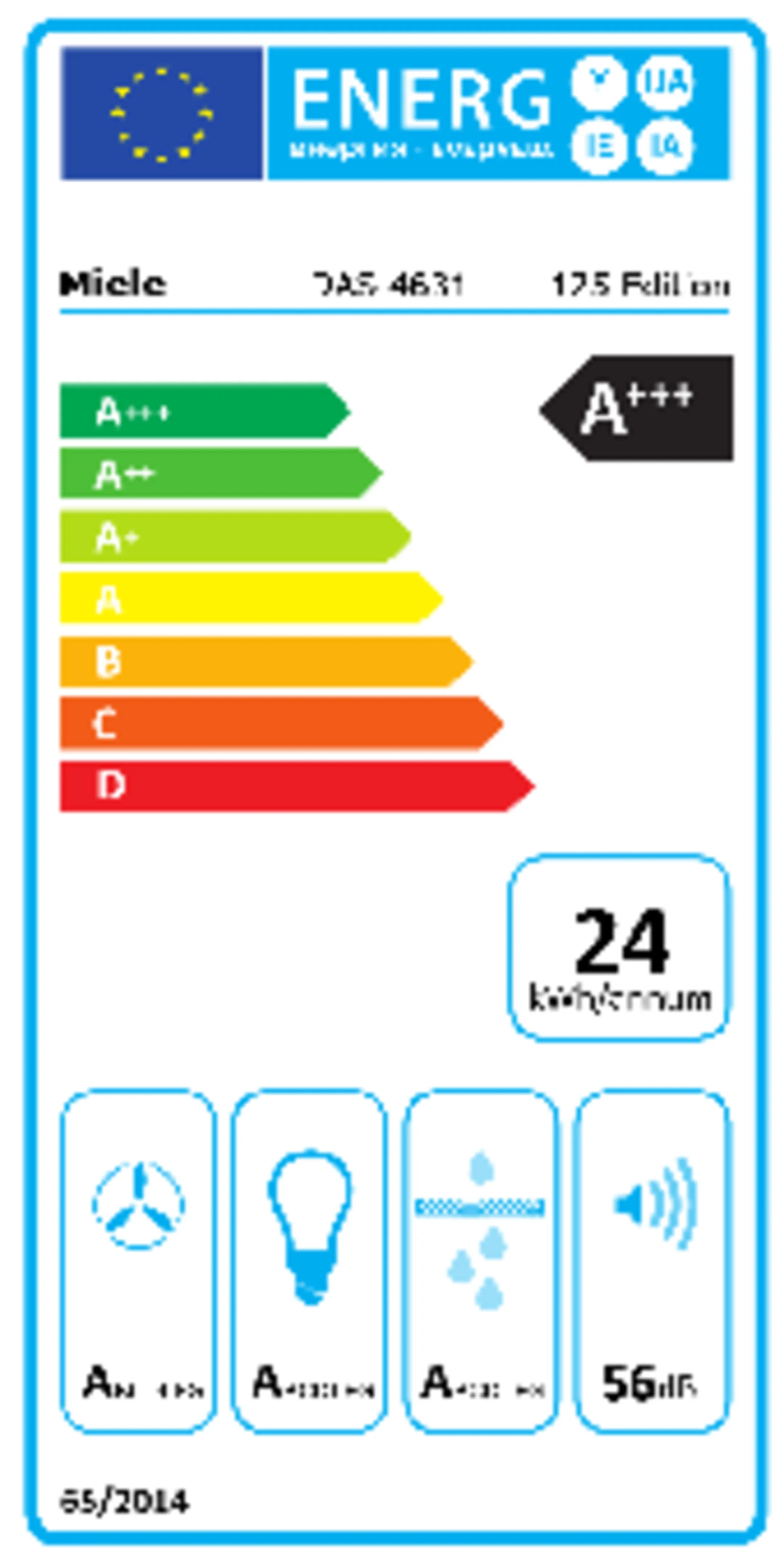 Miele Hotte Télescopique DAS 4631 125 Edition image