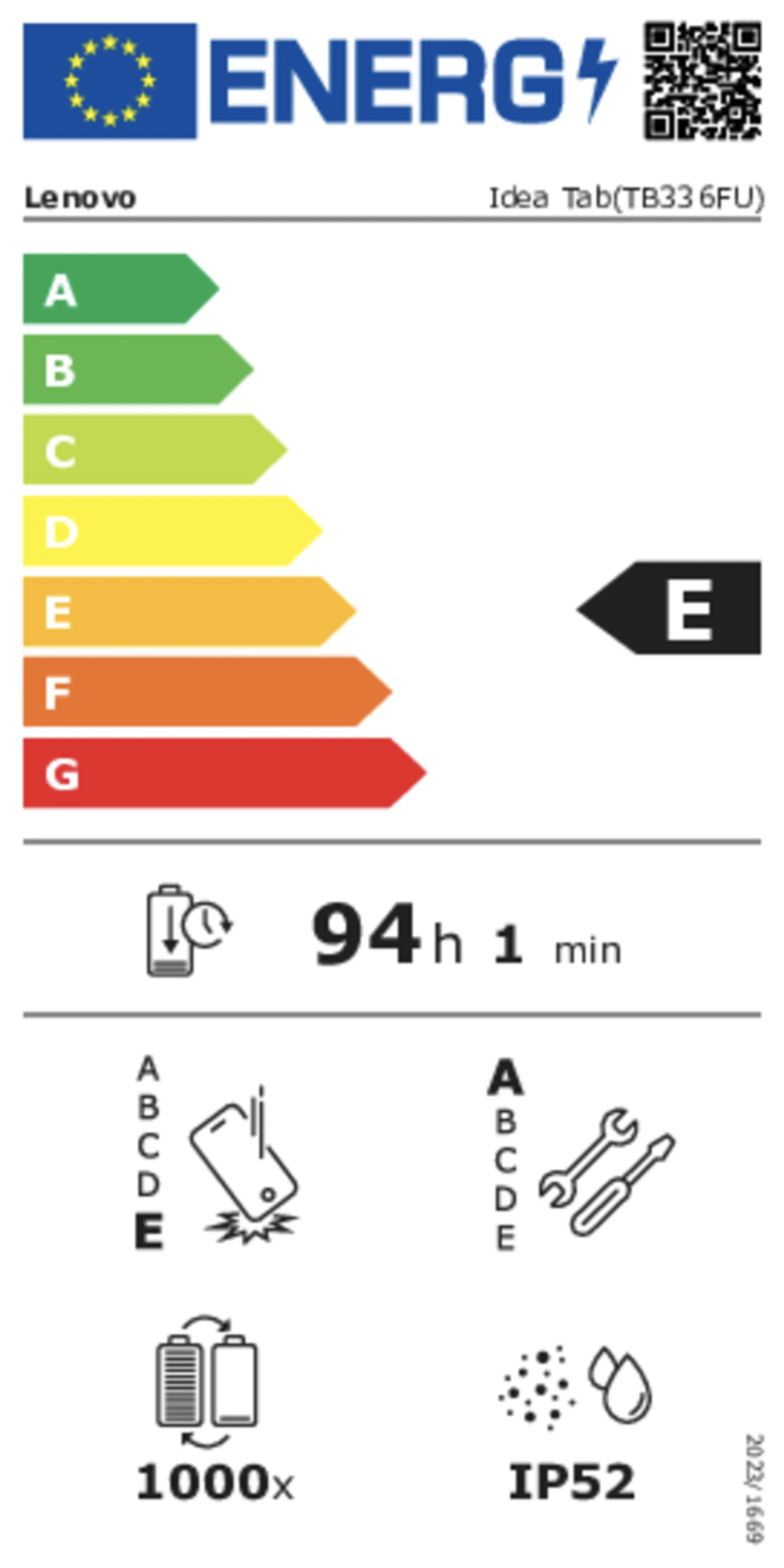 Lenovo Tablet 11" Idea Tab - 128GB - Grey image