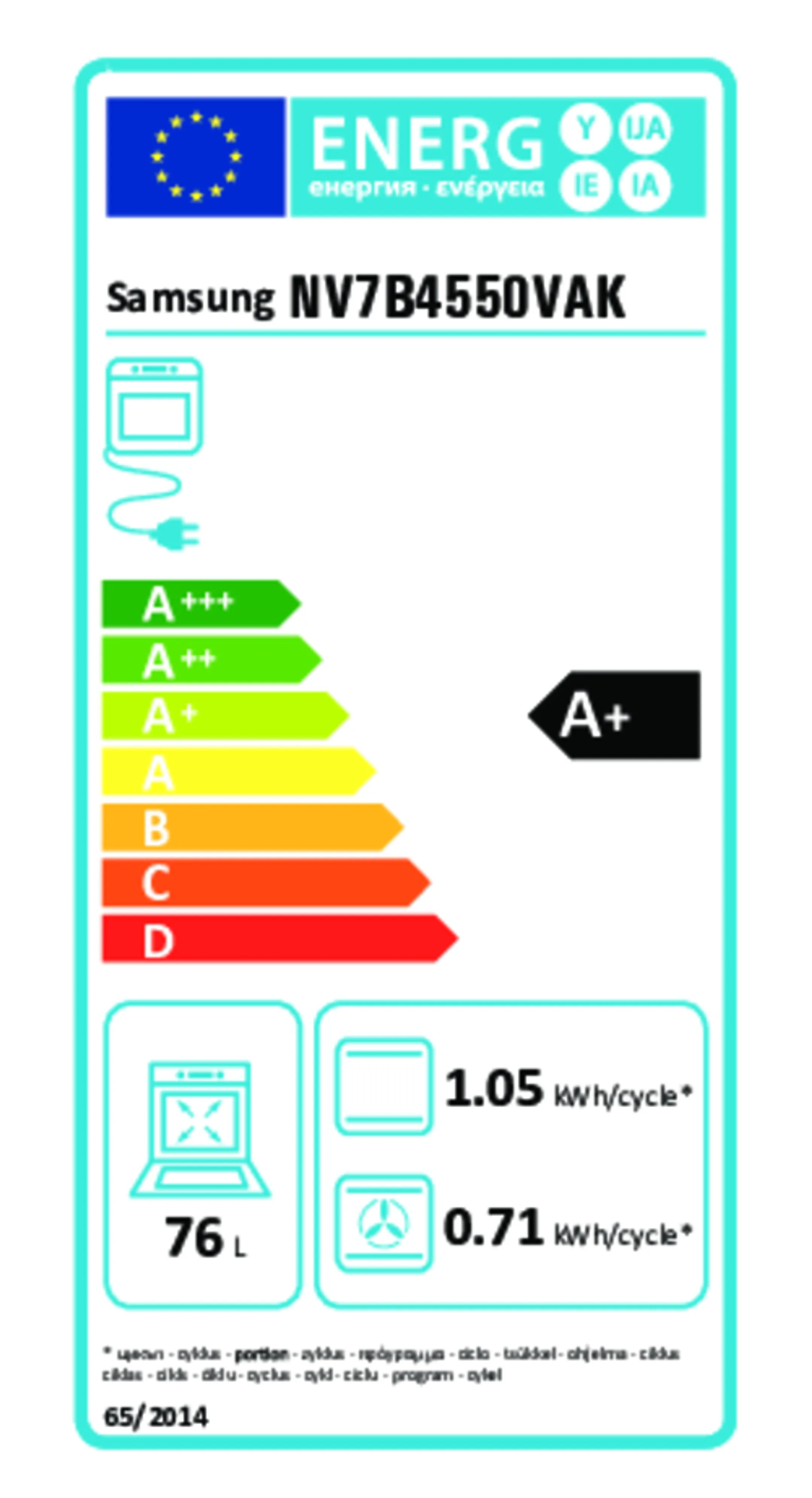 Four encastrable Dual Cook Flex NV7B4550VAK