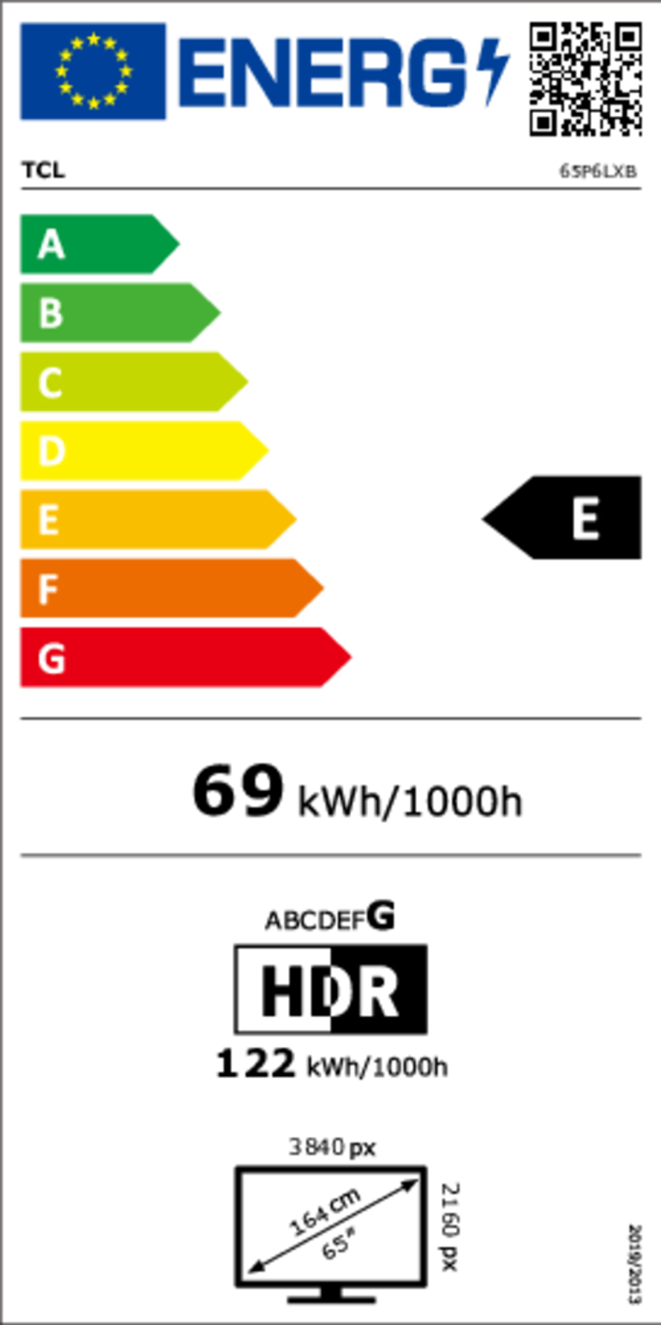 TV QLED 4K 65P6L 65 pouces