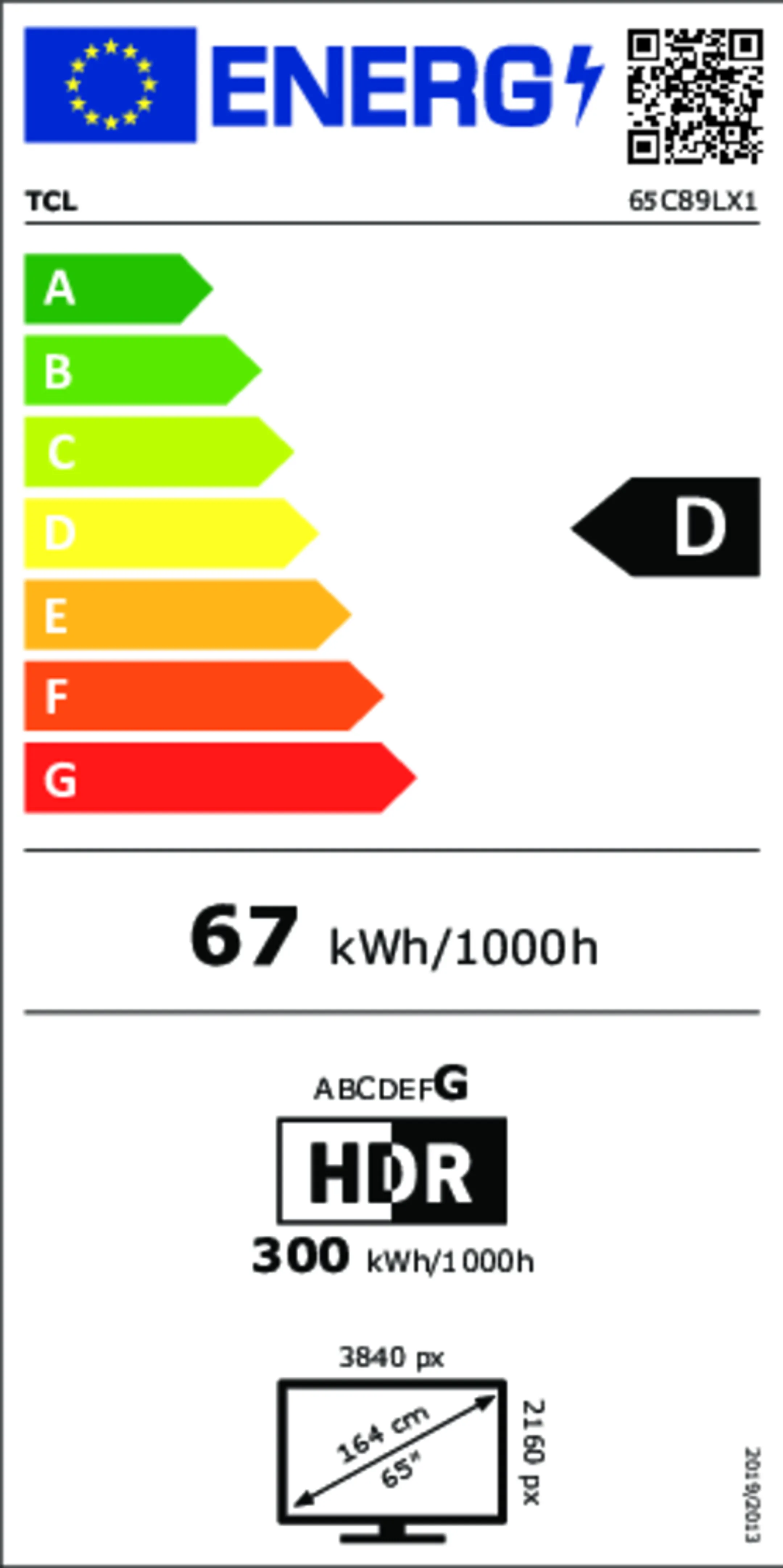 TV SQD-Mini LED 4K 65C89L 65 zoll