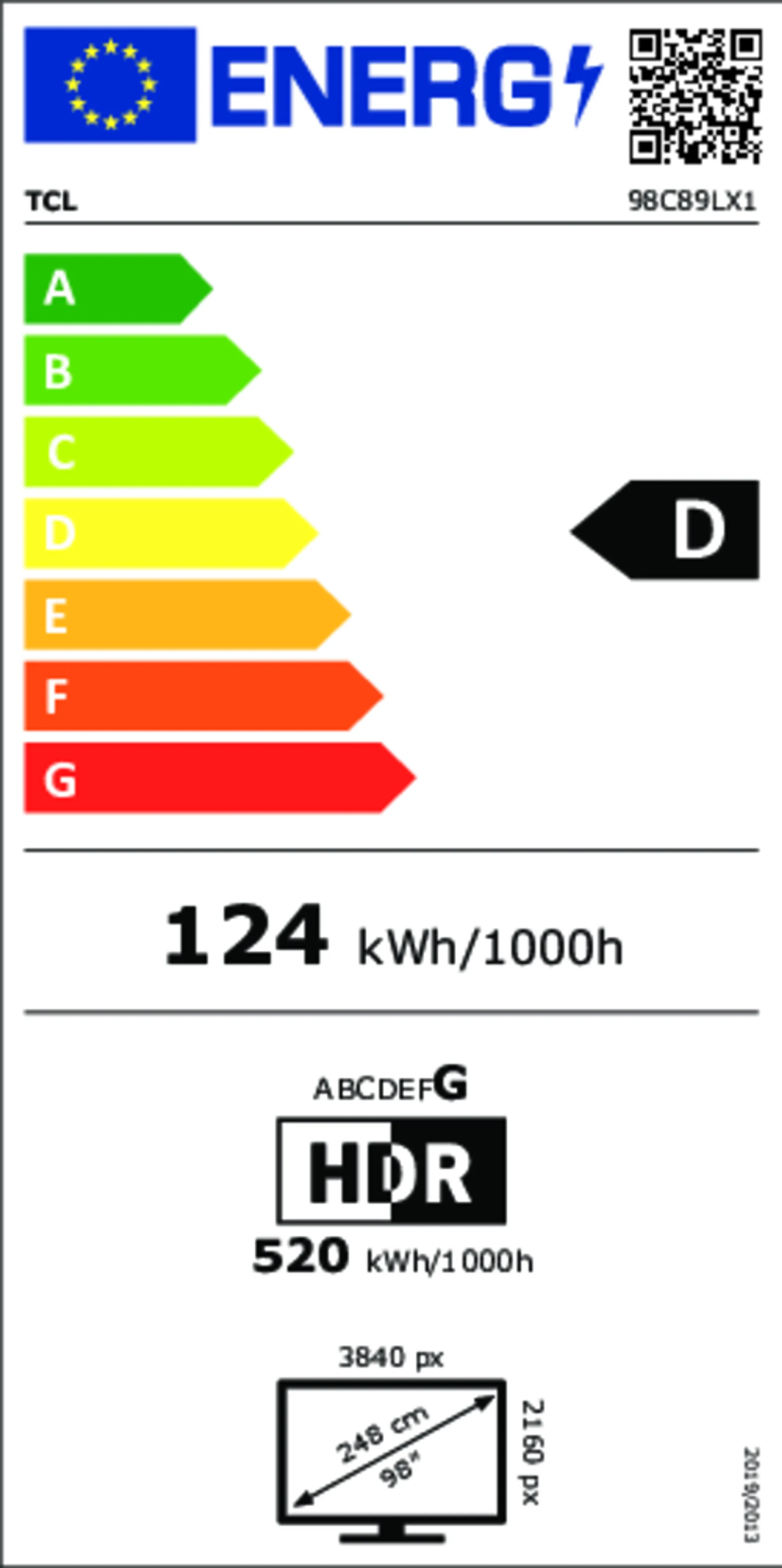 TV SQD-Mini LED 4K 98C89L 98 zoll