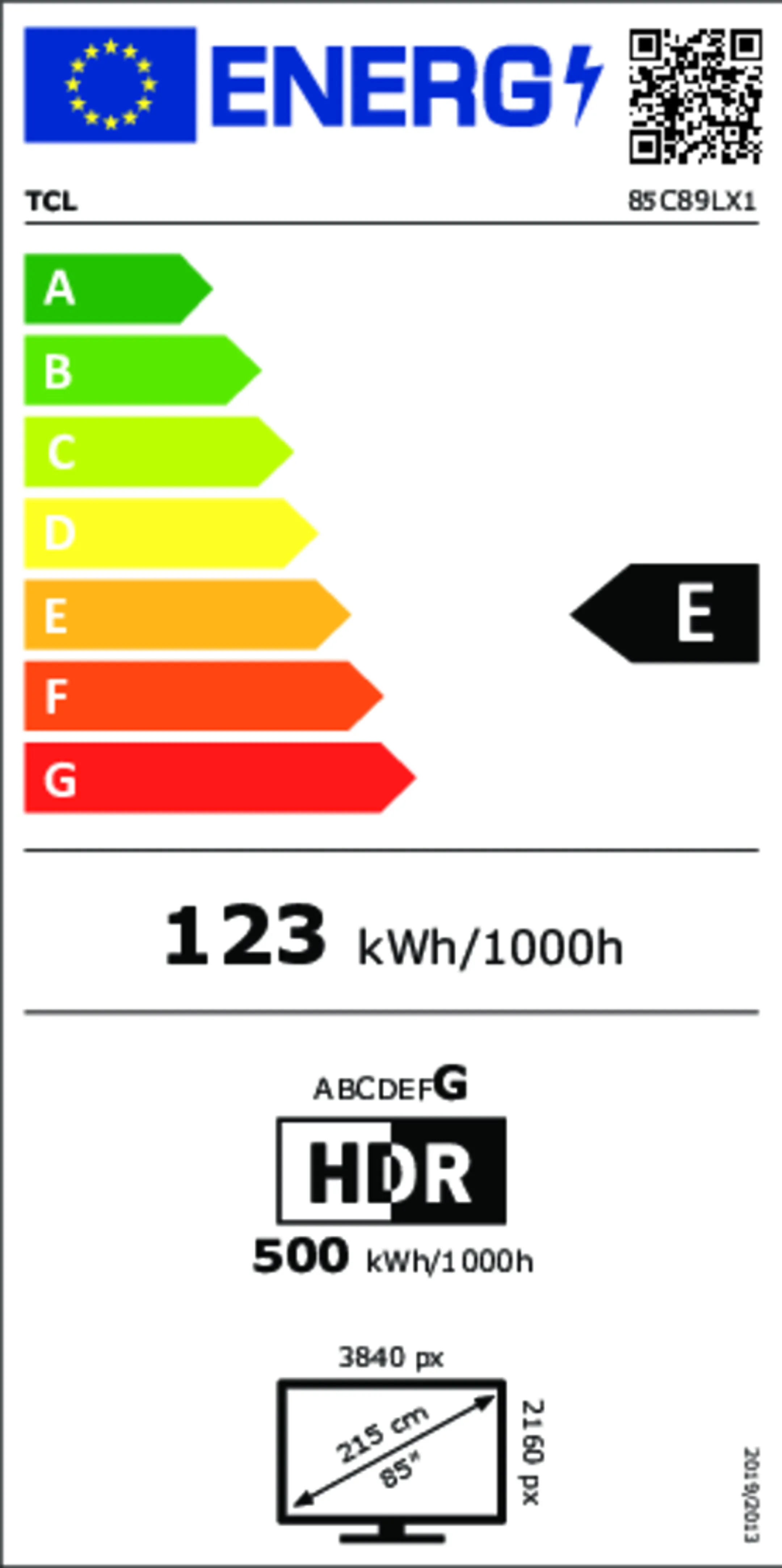 TV SQD-Mini LED 4K 85C89L 85 zoll