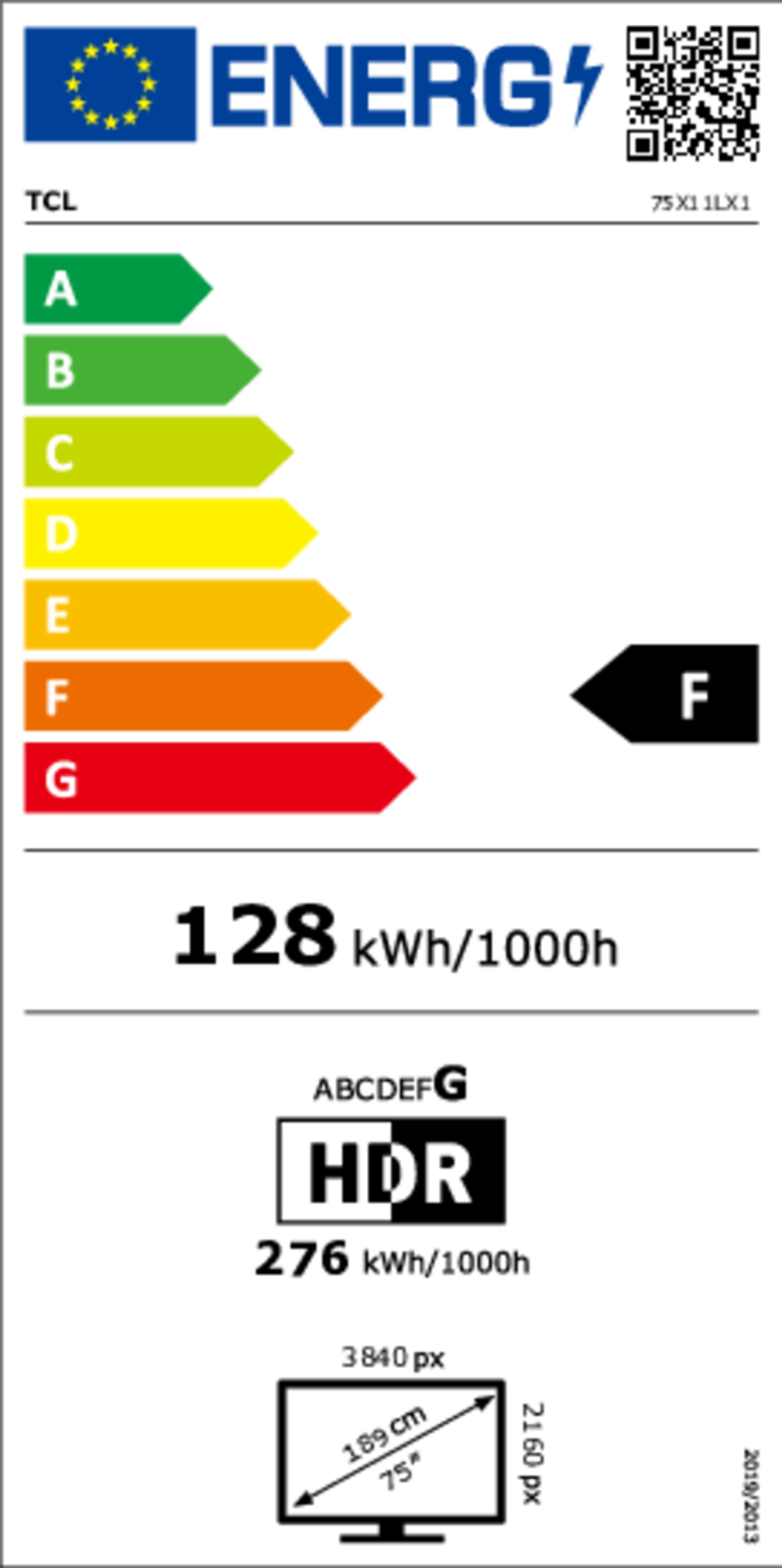 TV SQD-Mini LED 4K 75X11L 75 pouces
