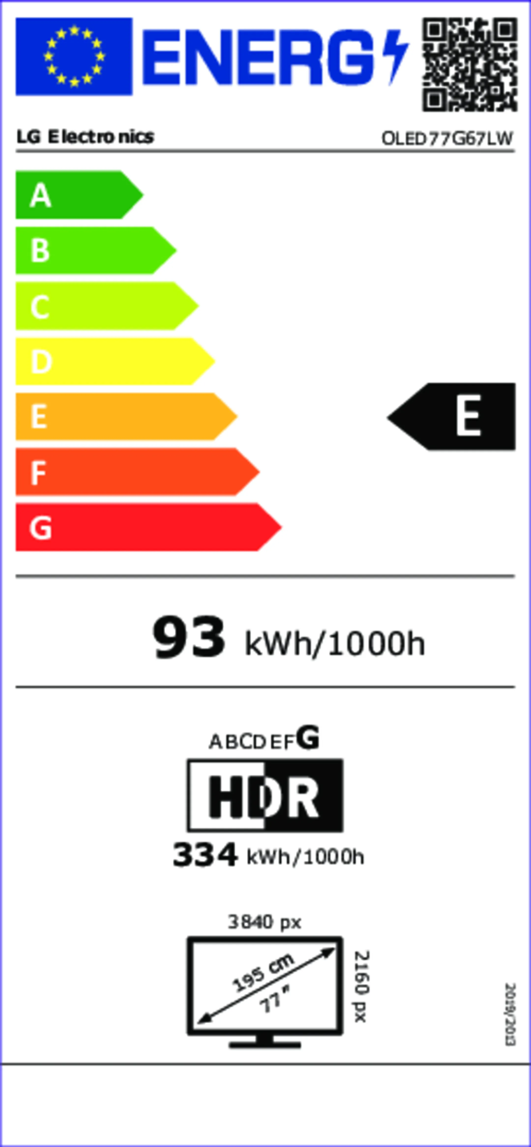 TV OLED evo AI 4K OLED77G67LW 77 inches