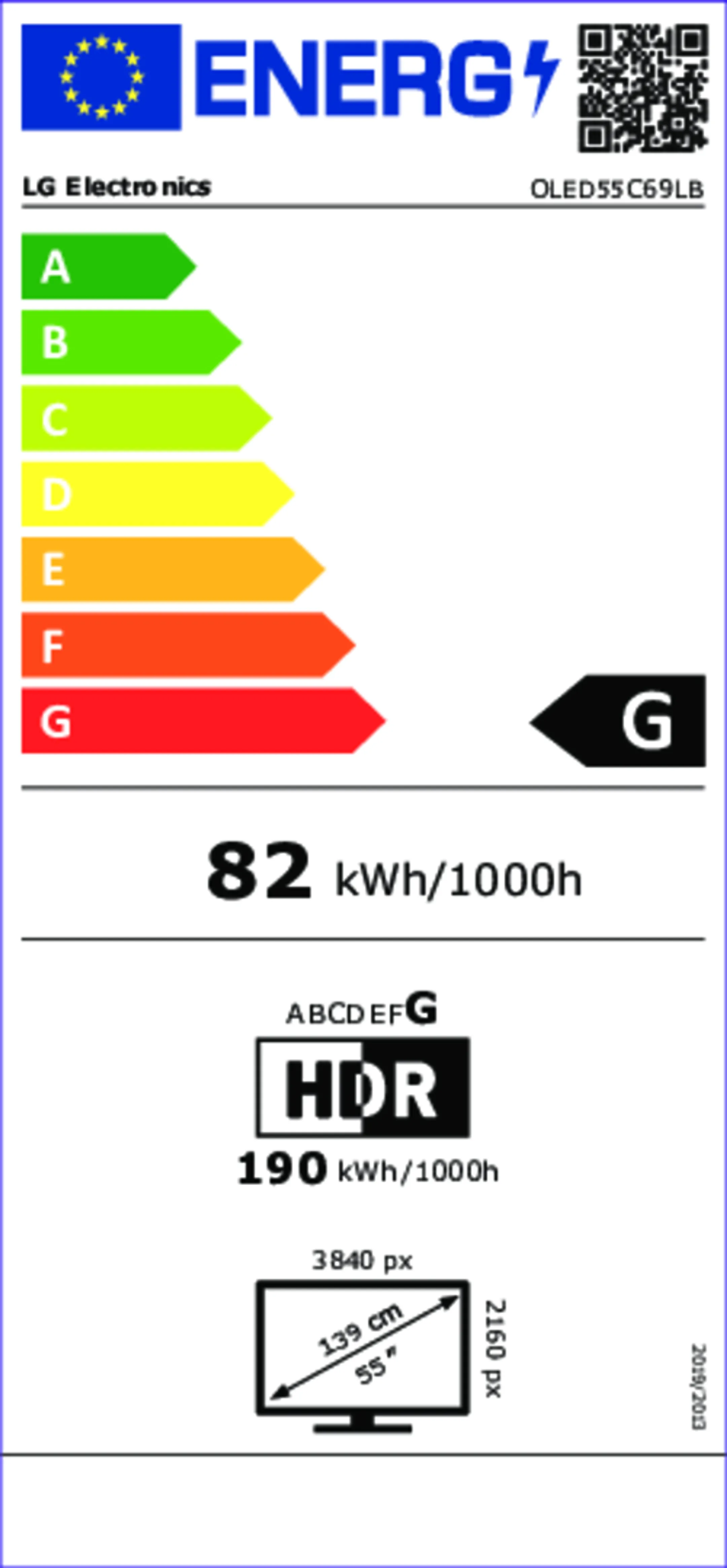TV OLED evo AI 4K OLED55C69LB 55 inches