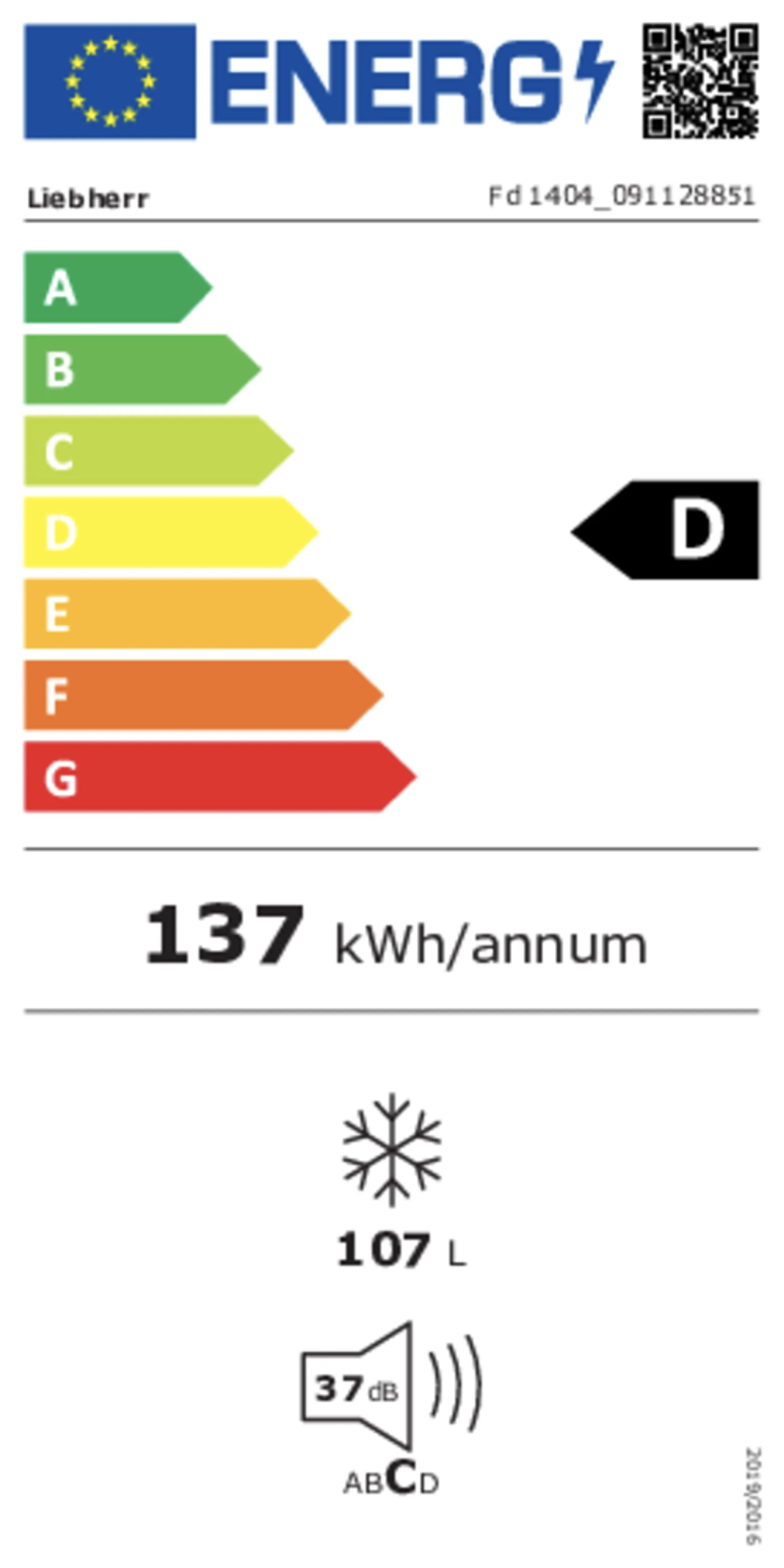 Congélateur de table SmartFrost Fd 1404 pure