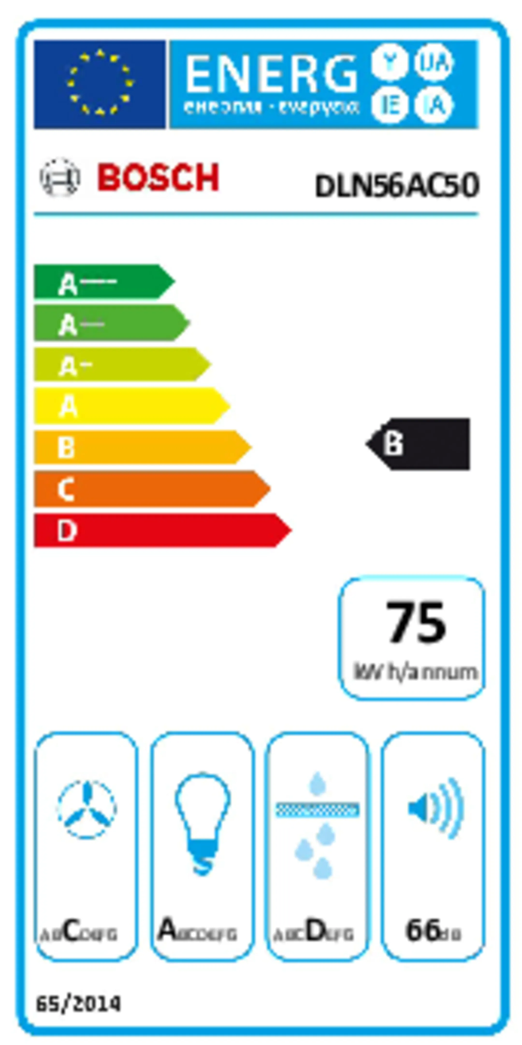 Hotte groupe filtrant Serie 6 DLN56AC50