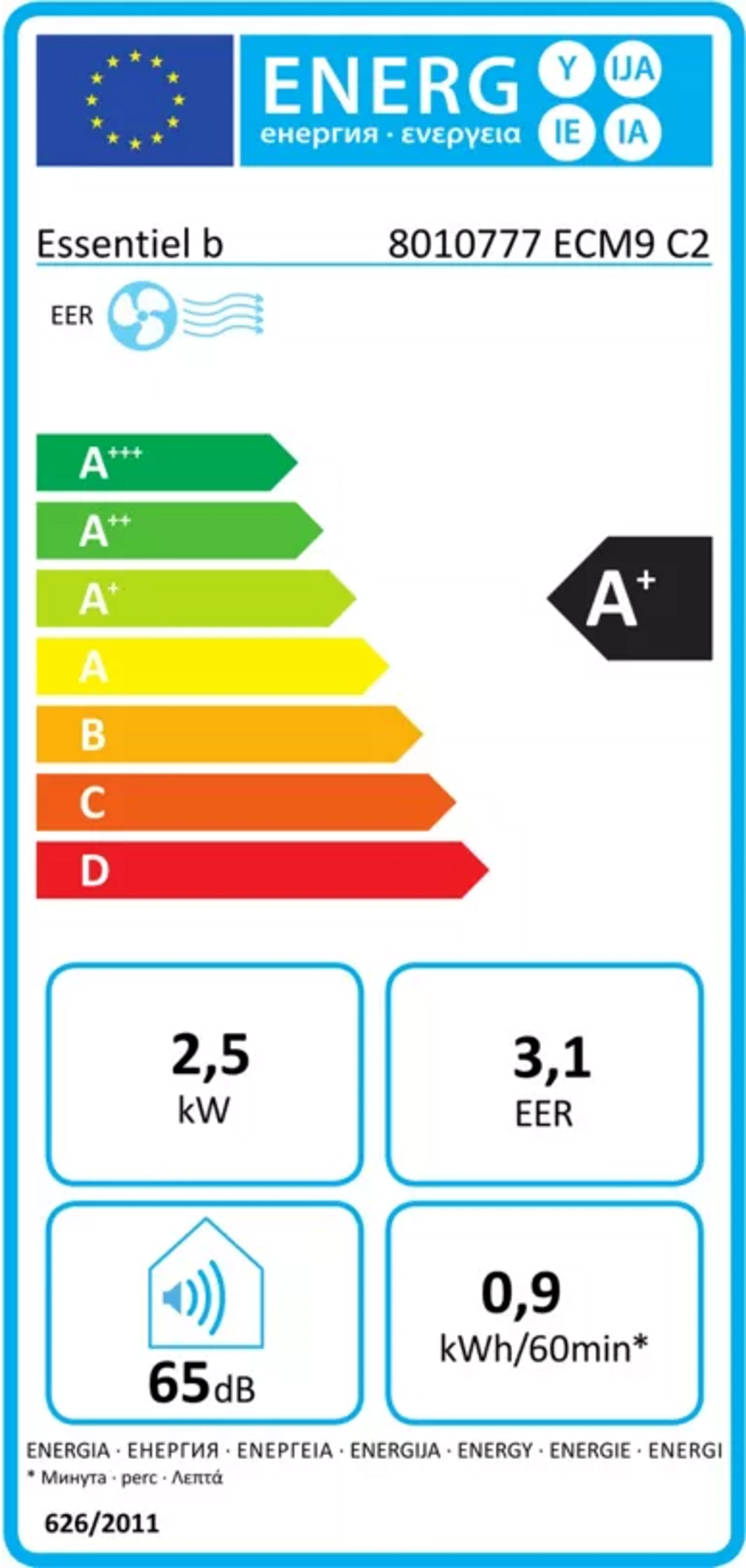 ESSENTIEL-B Mobile Klimaanlage ECM9 C2 image