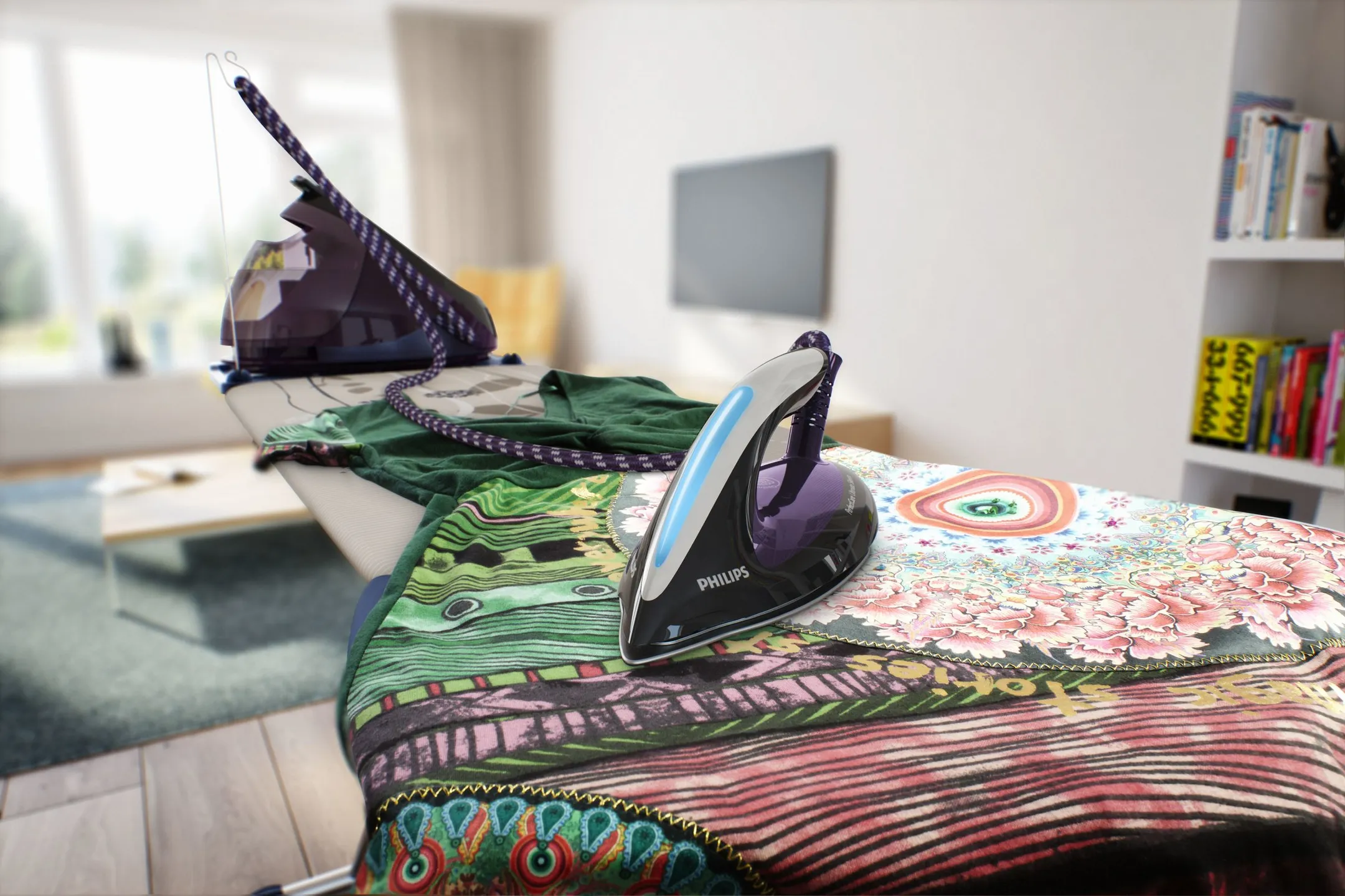 Philips Steam iron PerfectCare Elite Silence GC9650/80 image