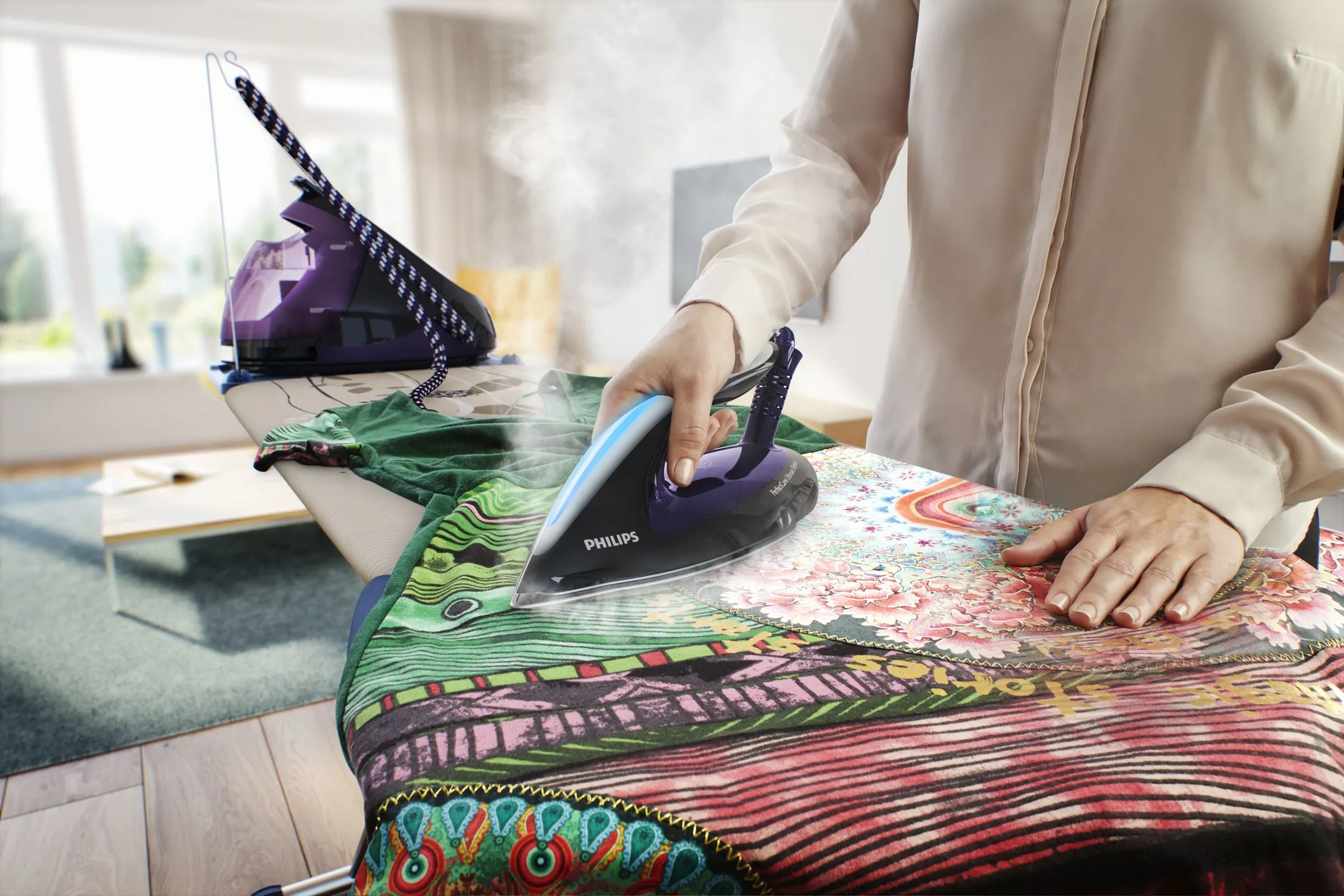 Philips Steam iron PerfectCare Elite Silence GC9650/80 image