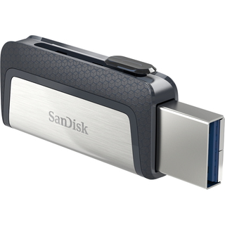 Sandisk Sandisk Ultra Dual Drive USB Type-C 64 GB 64Go USB 3.0 (3.1 Gen 1) Type-A/Type-C Noir, Argent lecteur USB flash