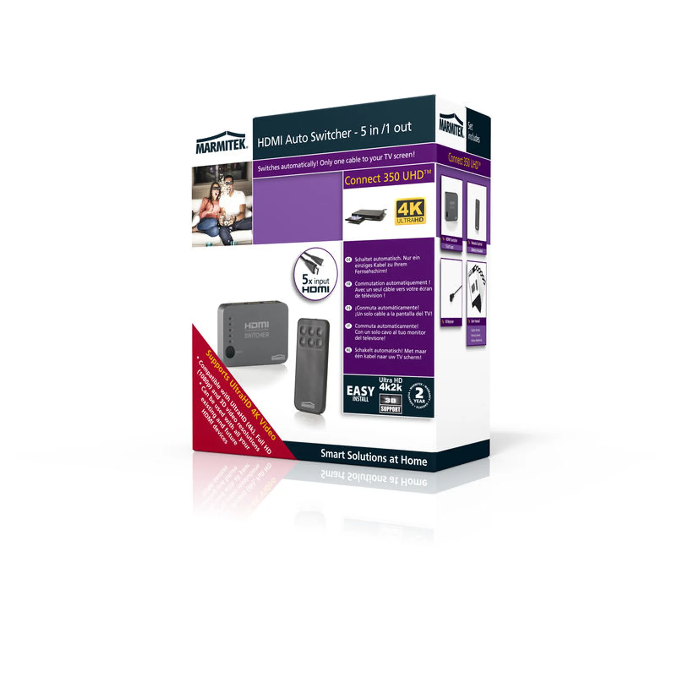 Marmitek Switch HDMI Connect 350 UHD - 5 ports image