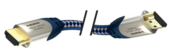 In-Akustik HDMI + HDMI câble - 5m