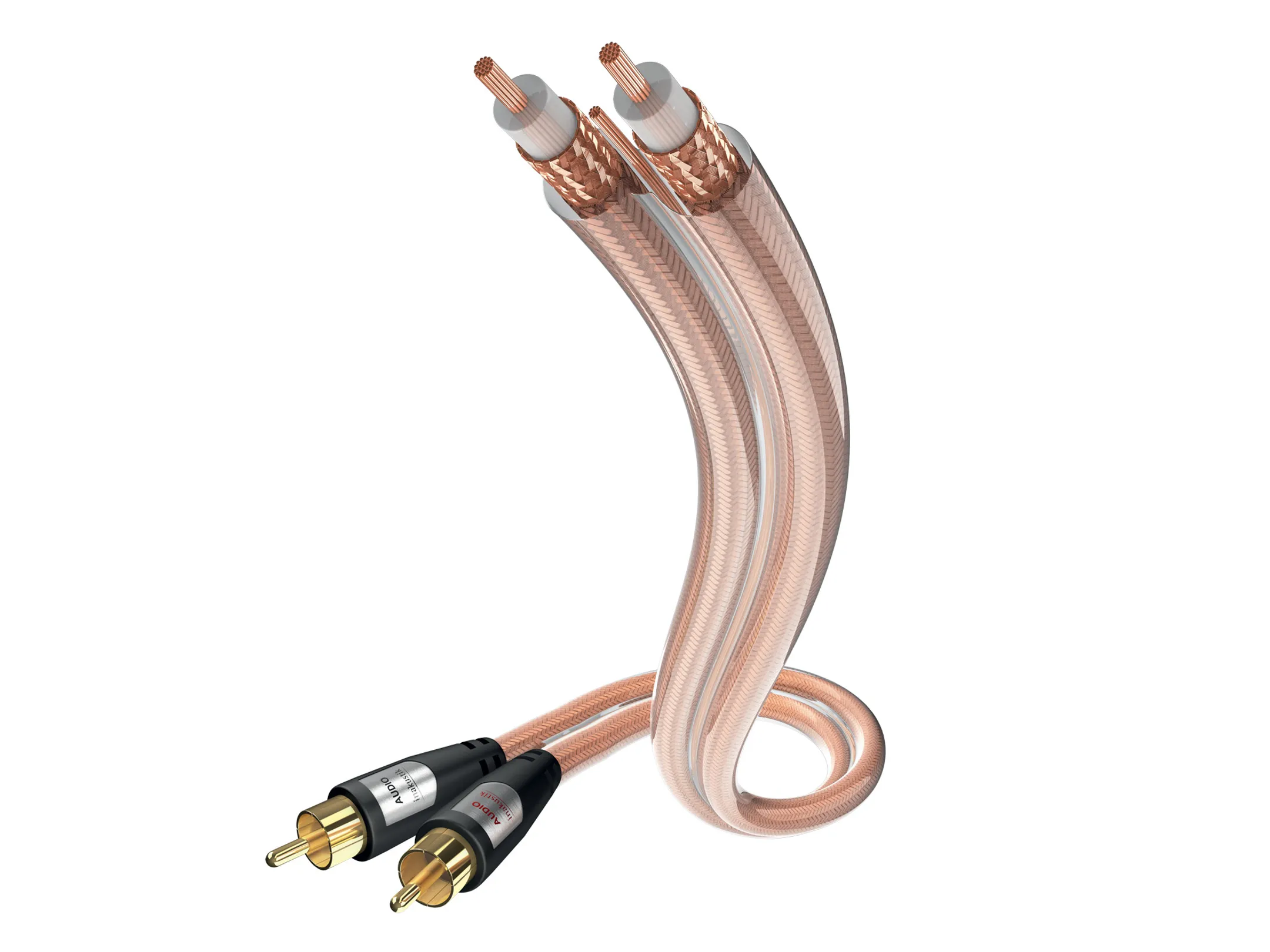 Inakustik 00304107 0.75m RCA RCA Transparent câble audio