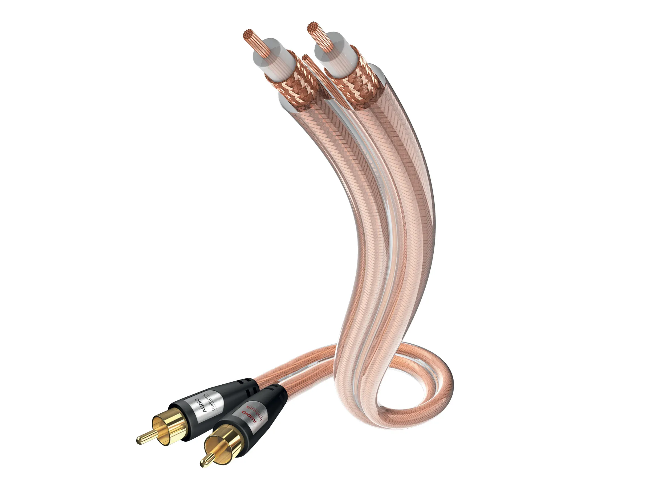 Inakustik 00304115 1.5m RCA RCA Transparent câble audio