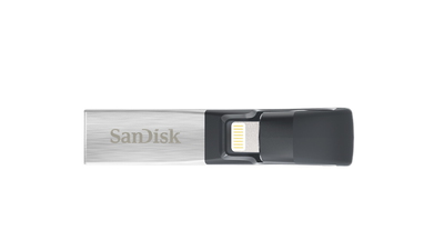 Sandisk Sandisk iXpand, 64GB, USB 3.0 64Go USB 3.0 (3.1 Gen 1) Type A Noir, Argent lecteur USB flash