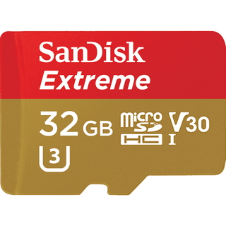 Sandisk Sandisk Extreme 32Go MicroSDHC UHS-I Classe 10 mémoire flash