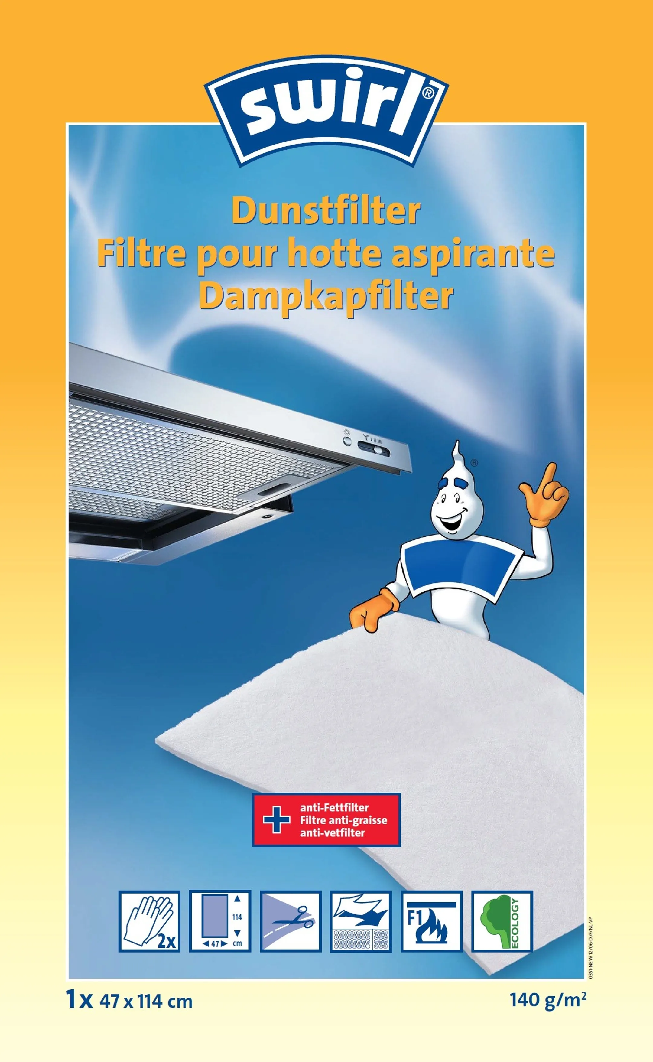 Swirl Filtre pour hotte image