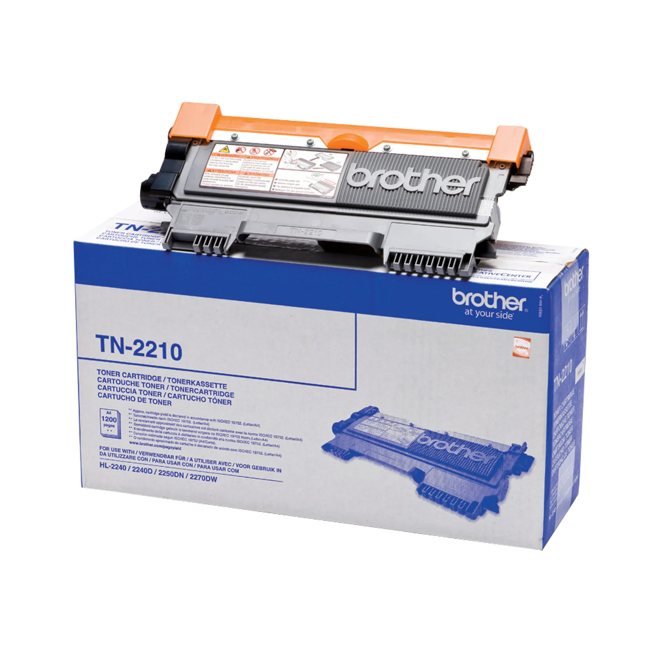 Brother TN-2210 Cartridge 1200pages Black Cartridge toner et laser