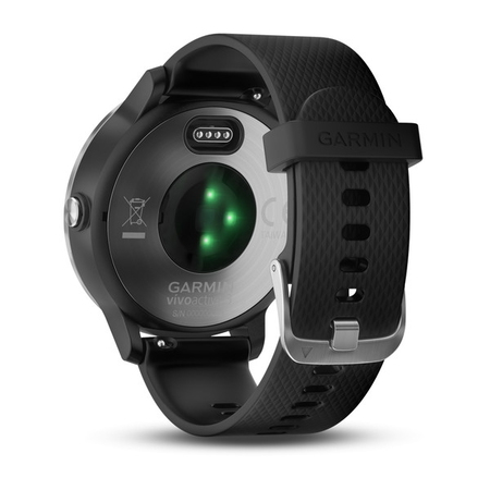 Garmin vívoactive 3 - Acier inoxydable/Noir