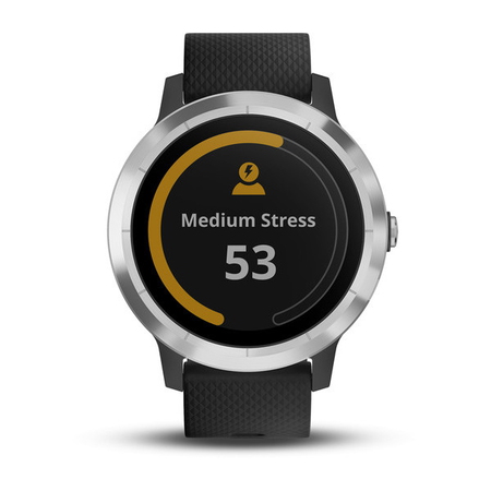 Garmin vívoactive 3 - Acier inoxydable/Noir