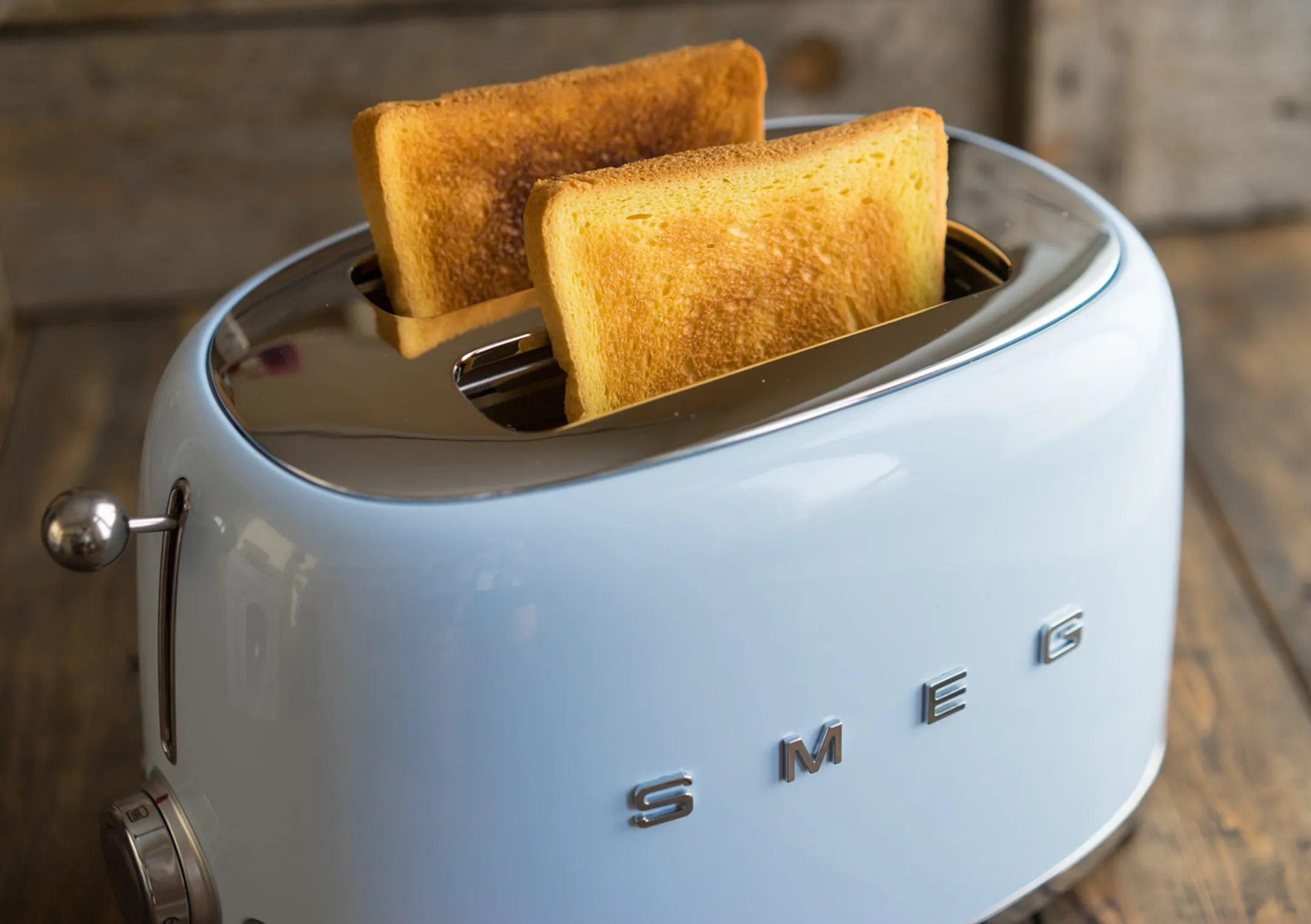 Smeg Smeg TSF01PBEU 2slice(s) 950W Blue toaster image