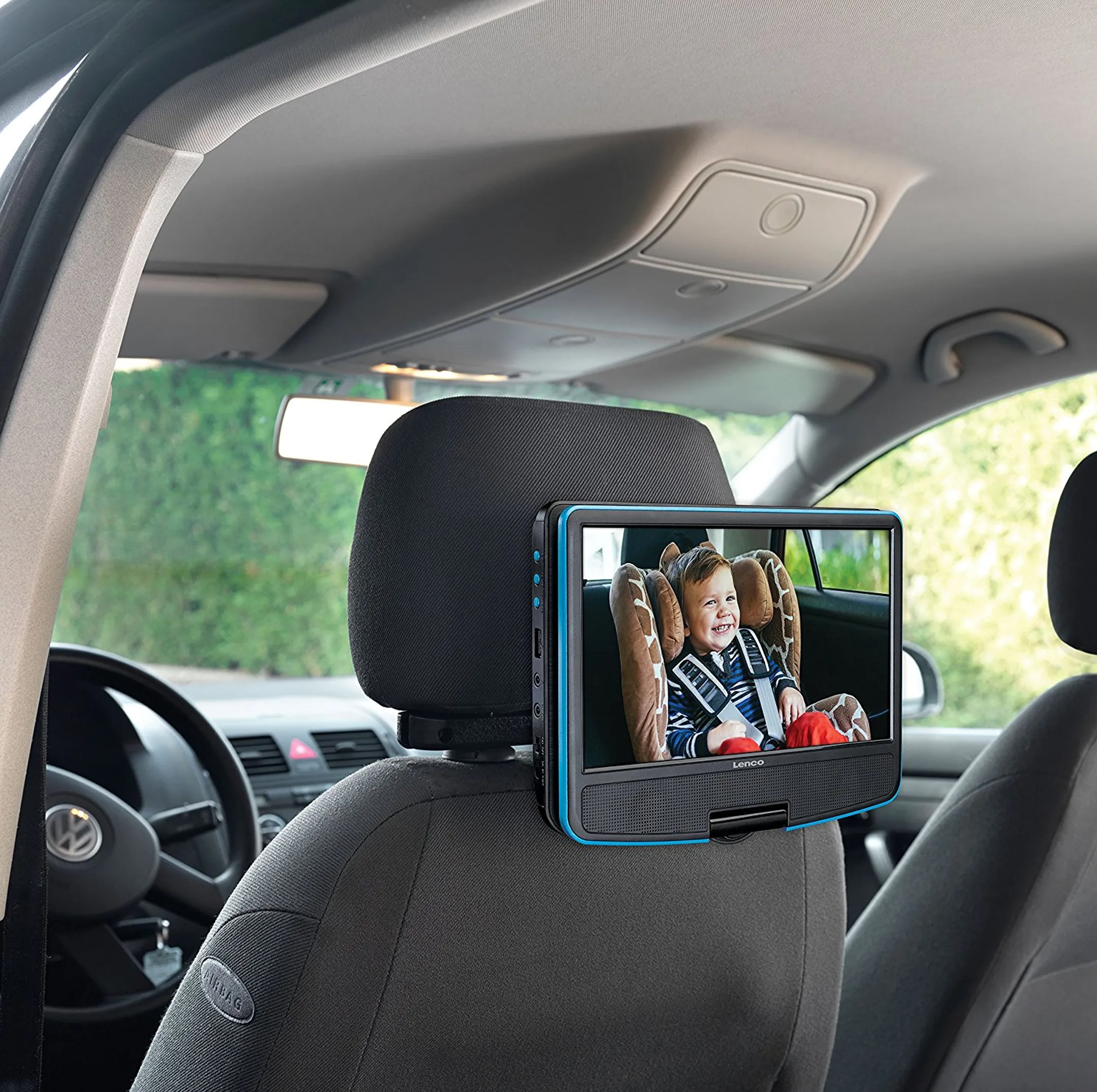 Lenco Lecteur DVD portable DVP-910 - 9 pouces - Bleu image