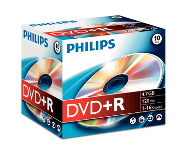Philips Philips DVD+R DR4S6J10C/10