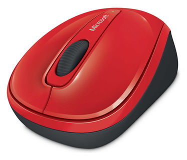Microsoft Microsoft WMM 3500 RF Sans fil + USB Optique 1000DPI Noir, Rouge souris