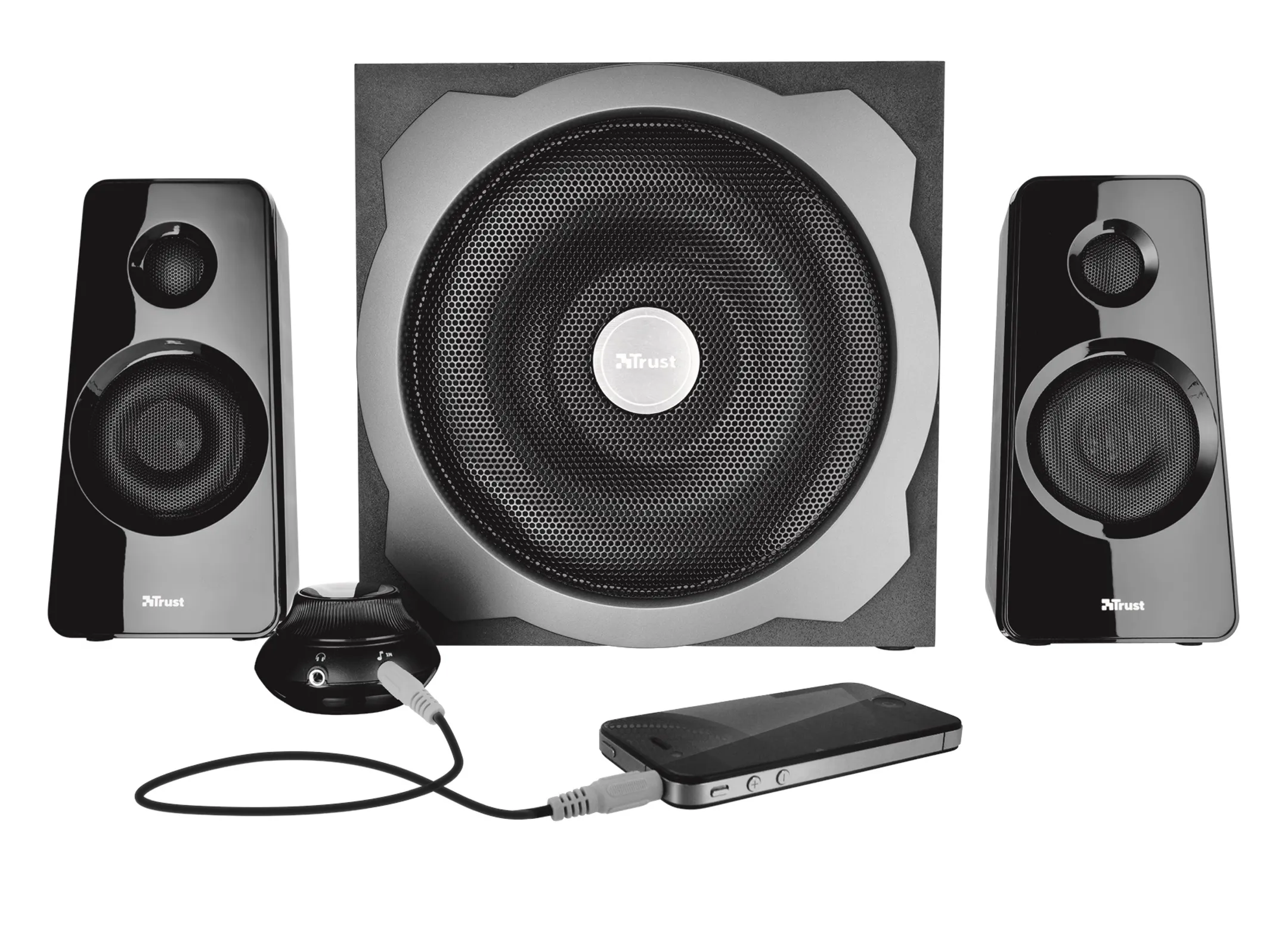 Trust Tytan 2.1channels 60W Black speaker set