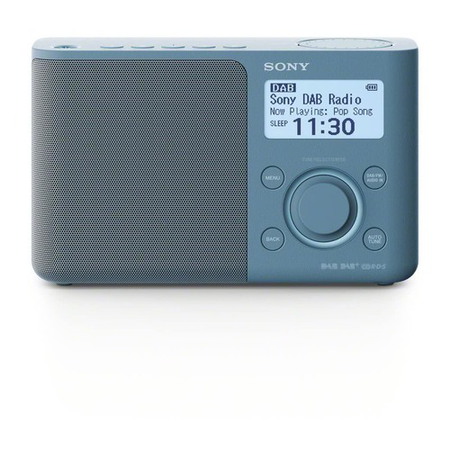 Sony XDR-S61D Personnel Bleu Radio portable