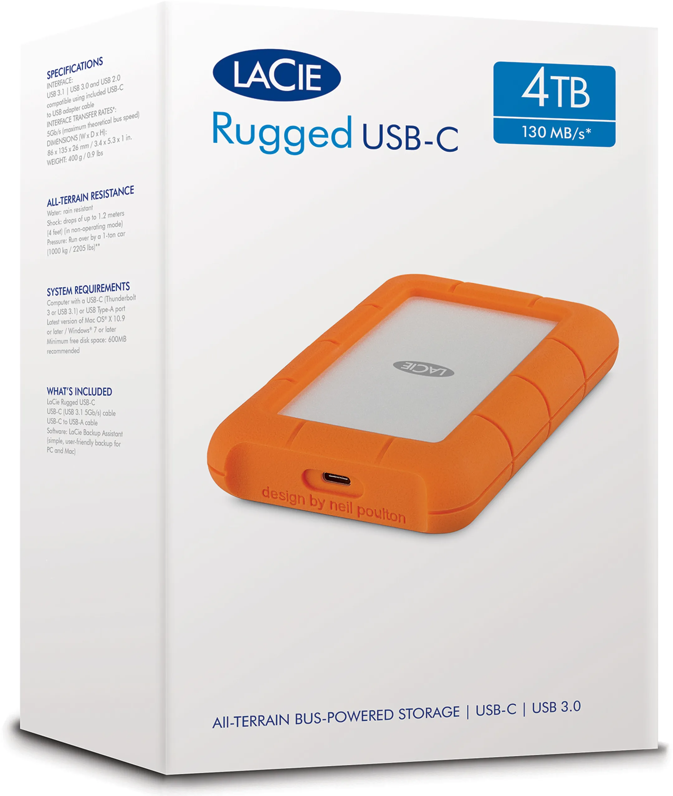Lacie Rugged Orange - 4 To image