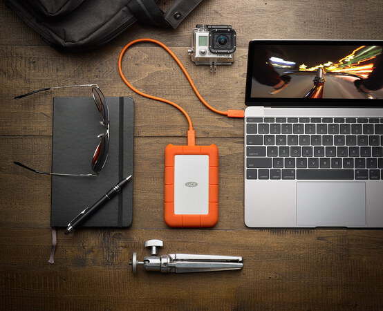 Lacie Rugged Mini Orange 4 To USB Type C 