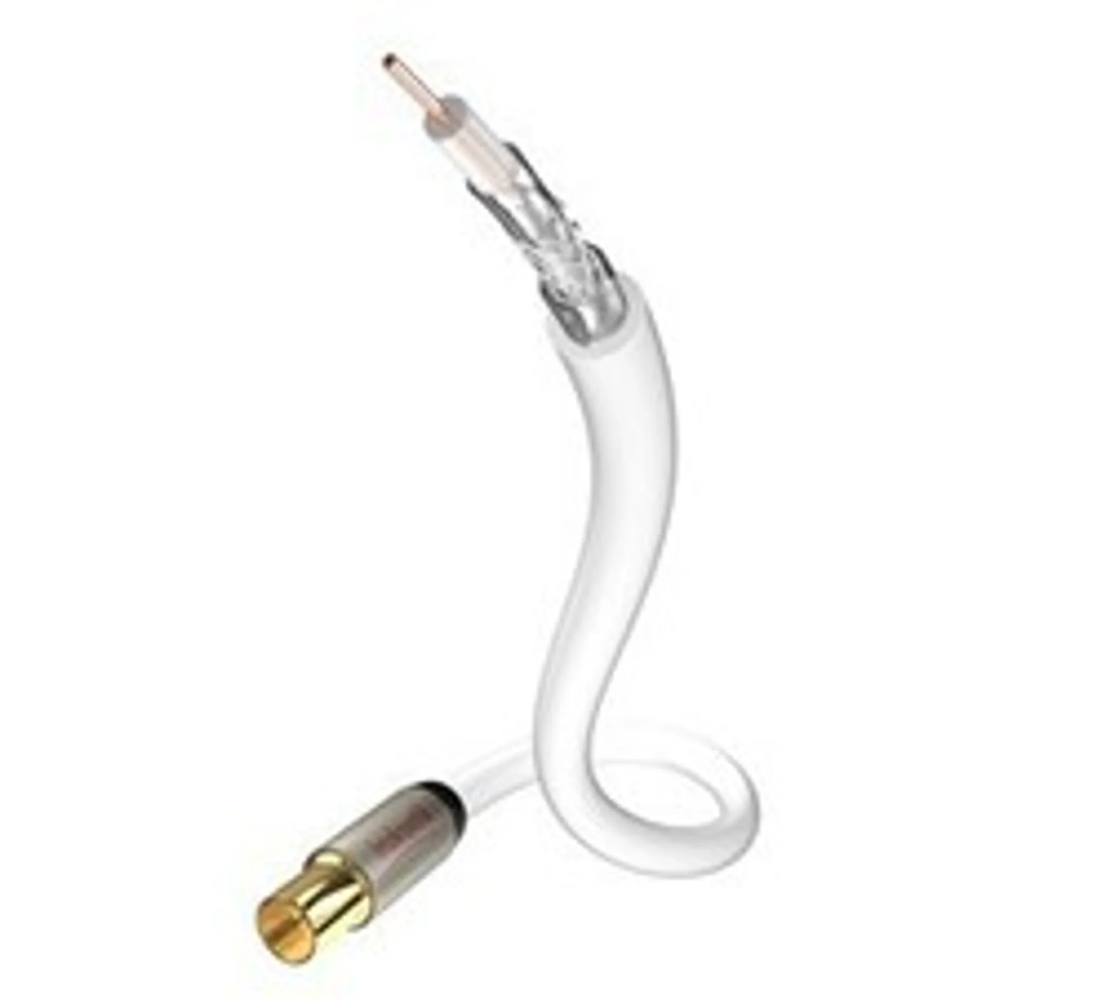 Inakustik 00426103 3m Coaxial Coaxial Blanc câble coaxial