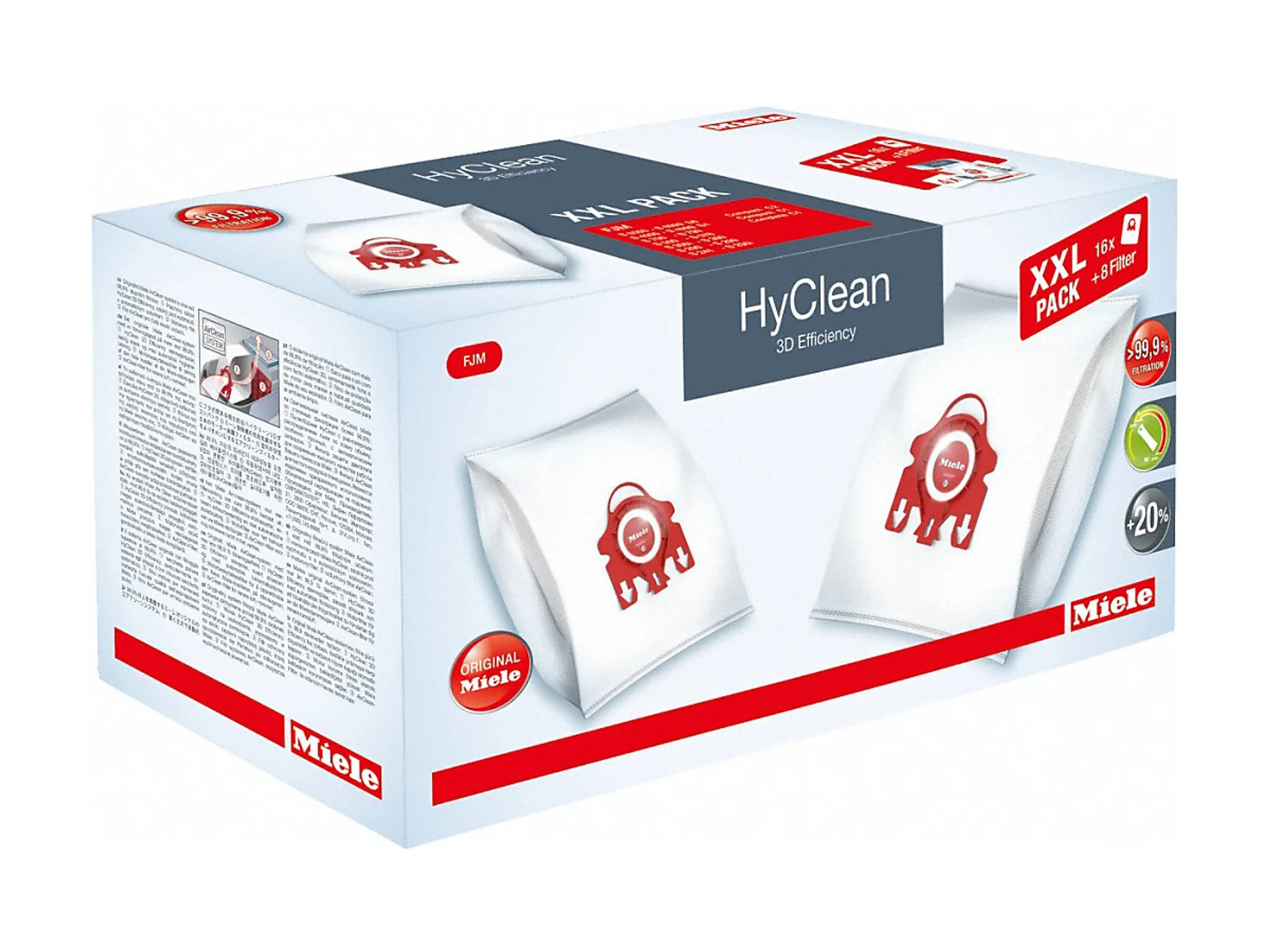 Sac aspirateur HyClean 3D Efficiency FJM